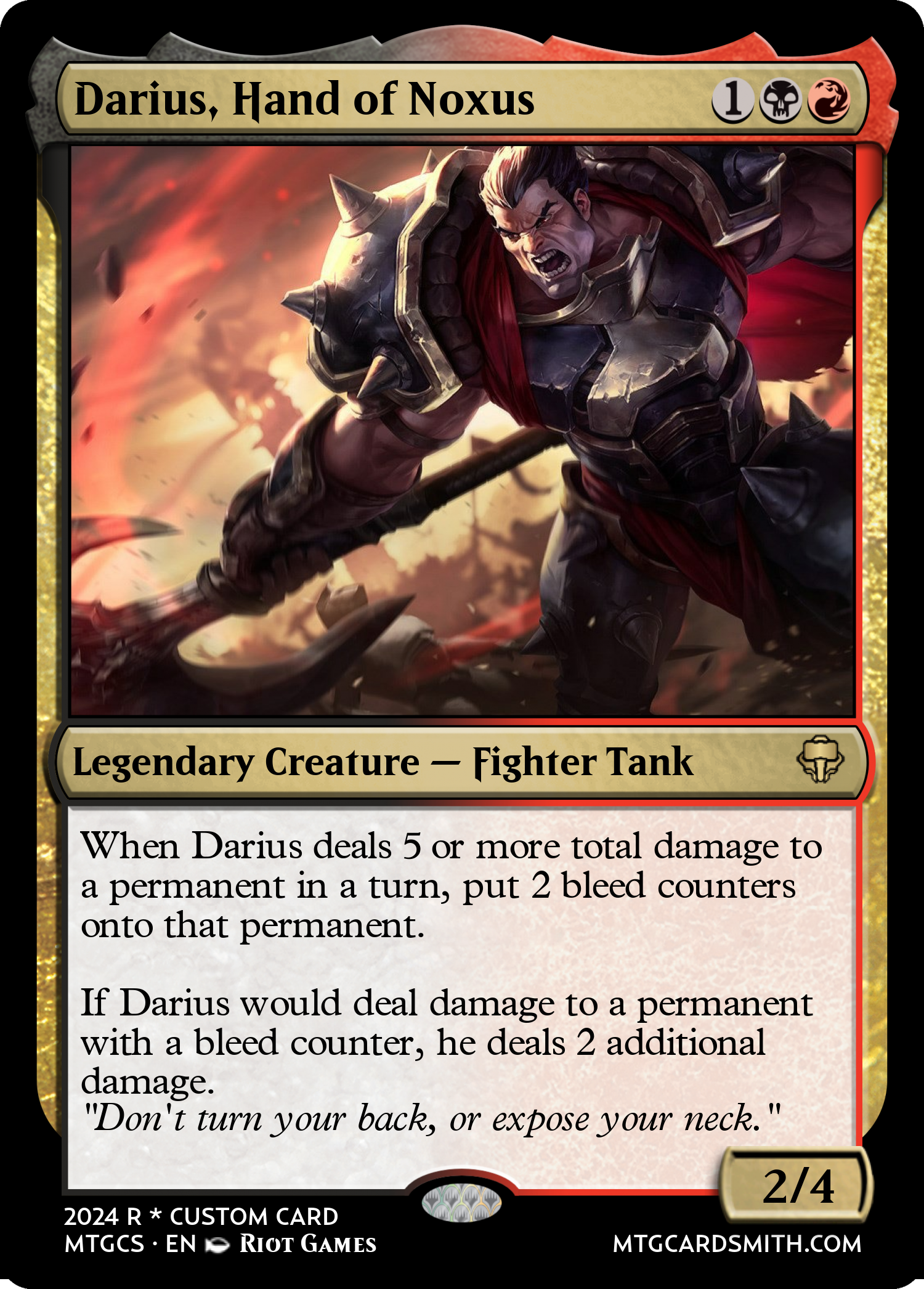 Darius, Hand of Noxus