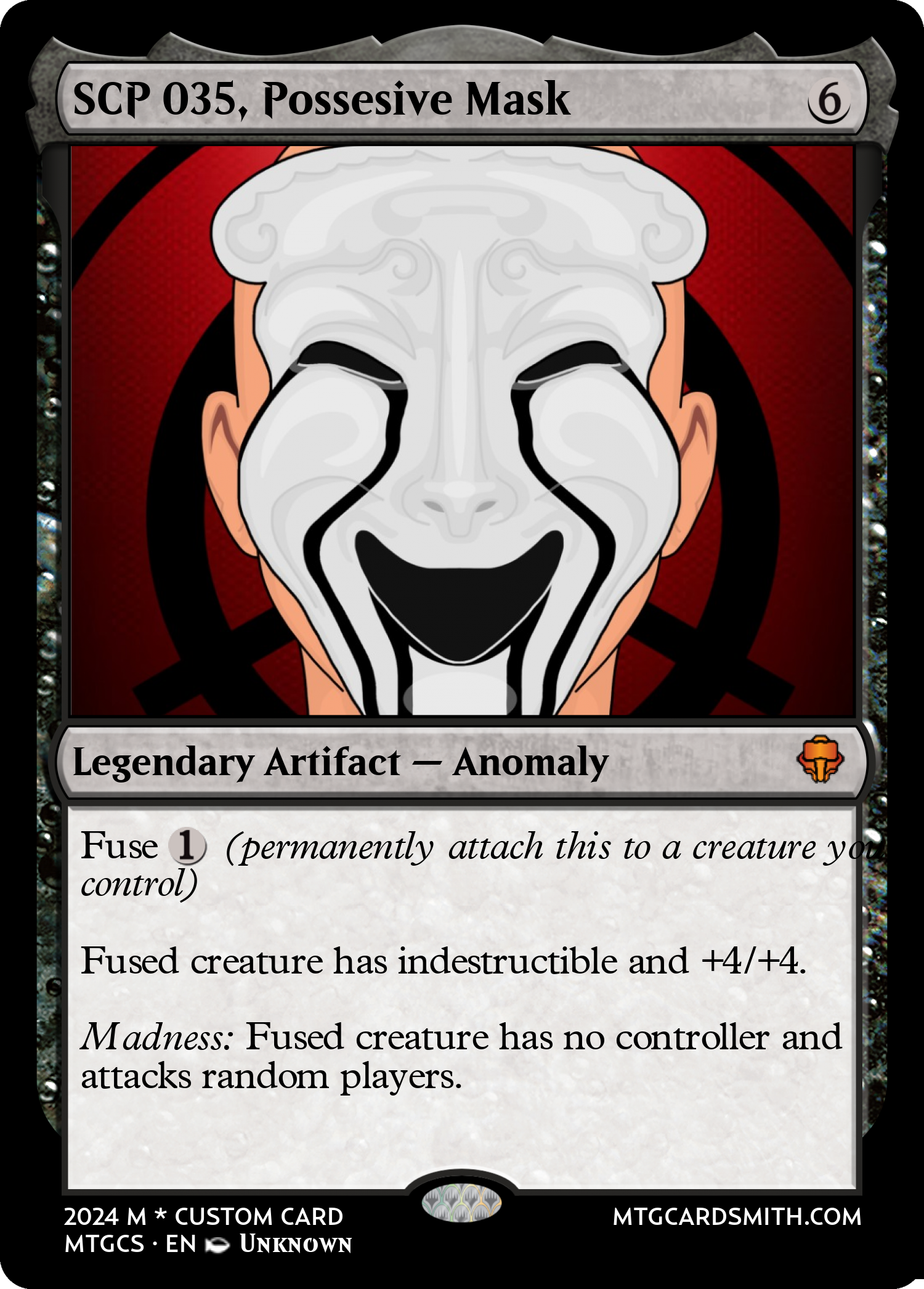SCP 035, Possesive Mask