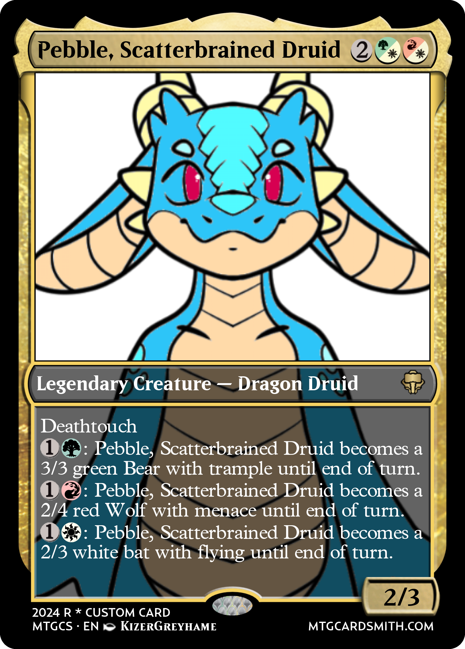 Pebble, Scatterbrained Druid