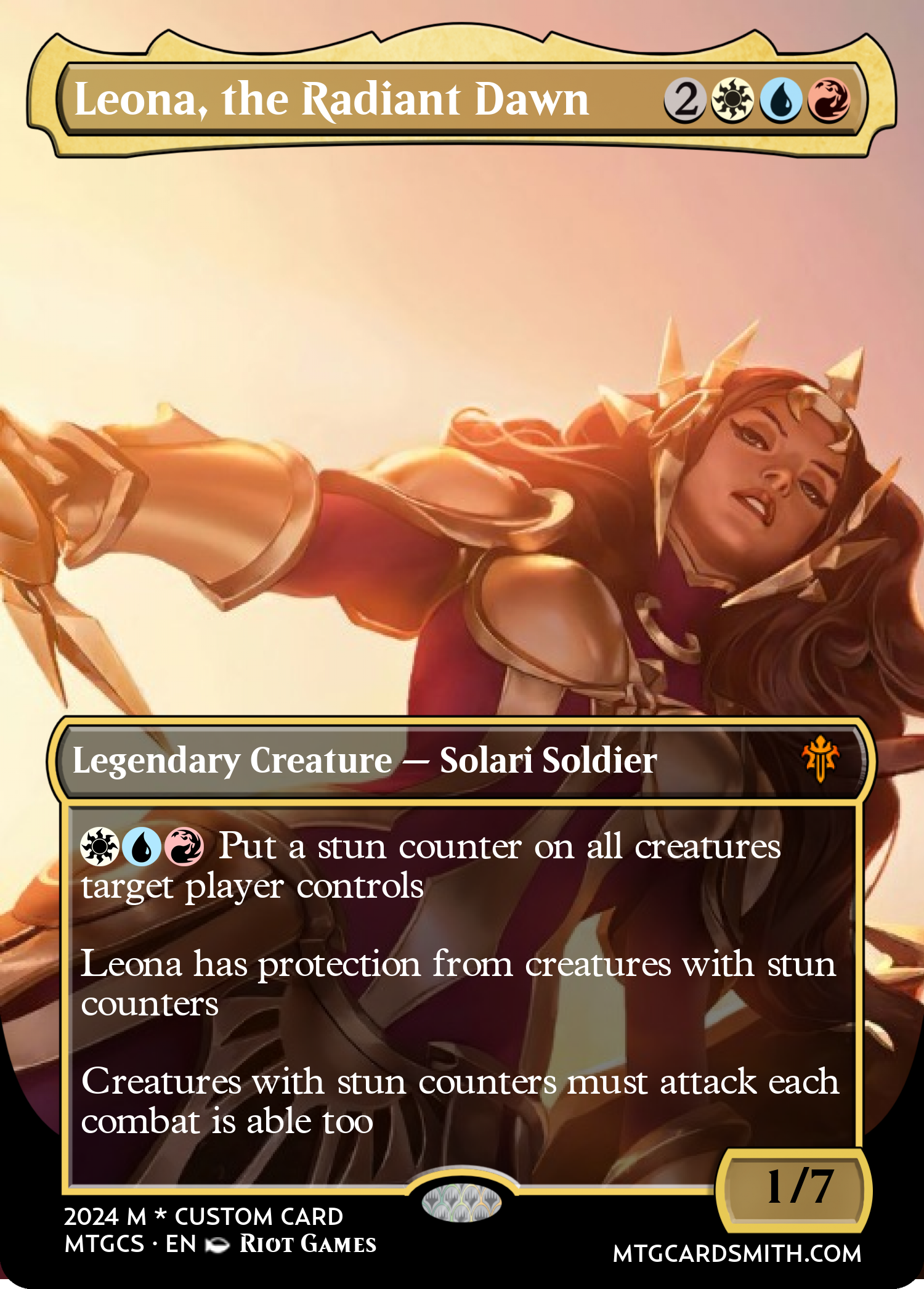 Leona, the Radiant Dawn by Real_19 | MTG Cardsmith