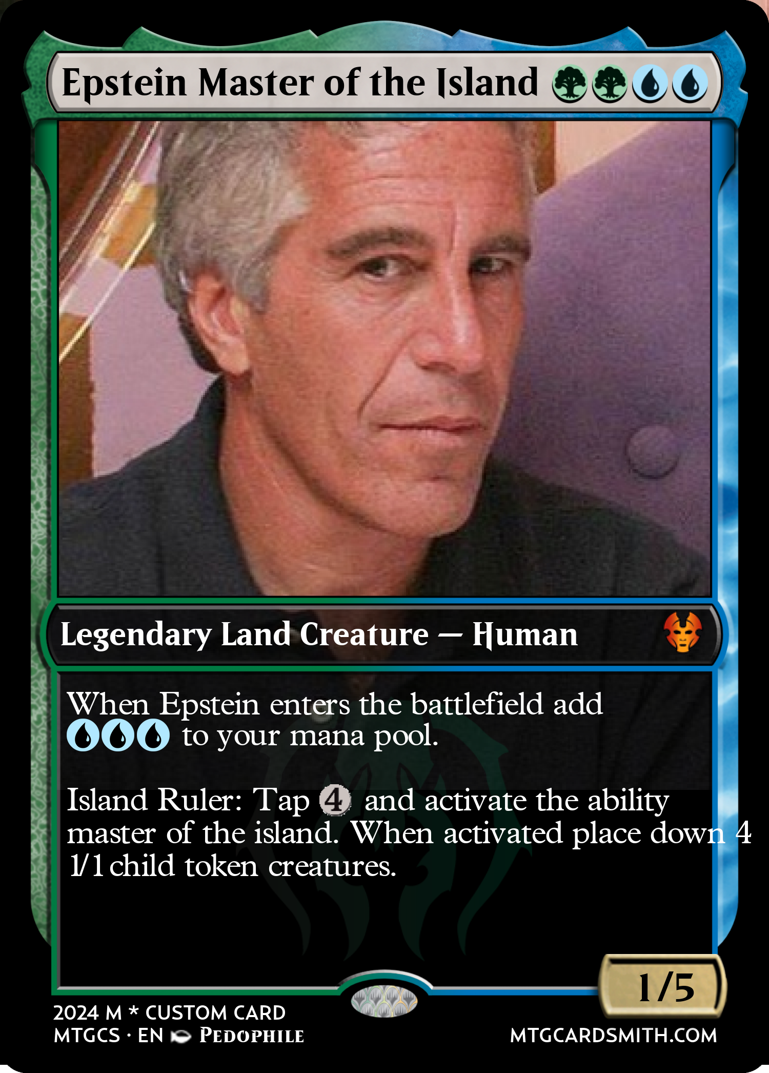 Epstein Master of the Island 