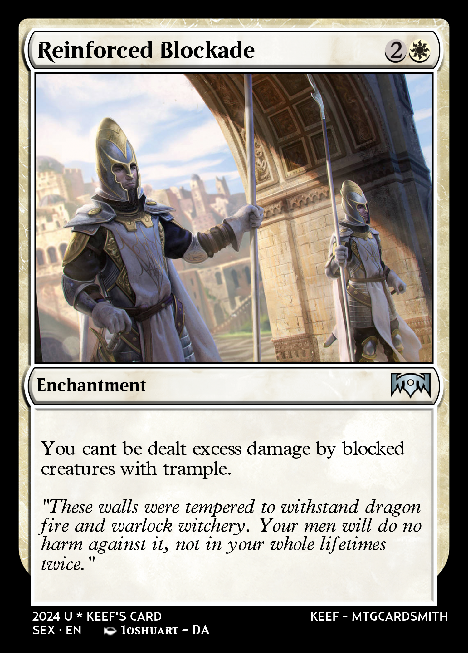 Reinforced Blockade