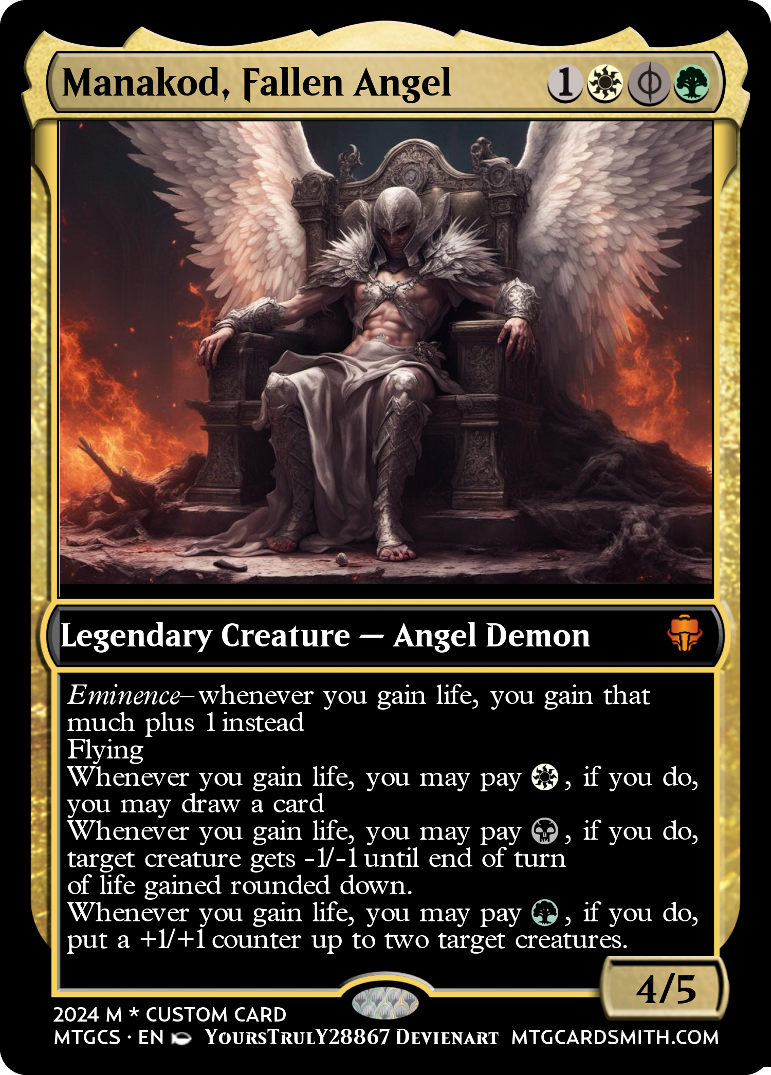 Manakod, Fallen Angel