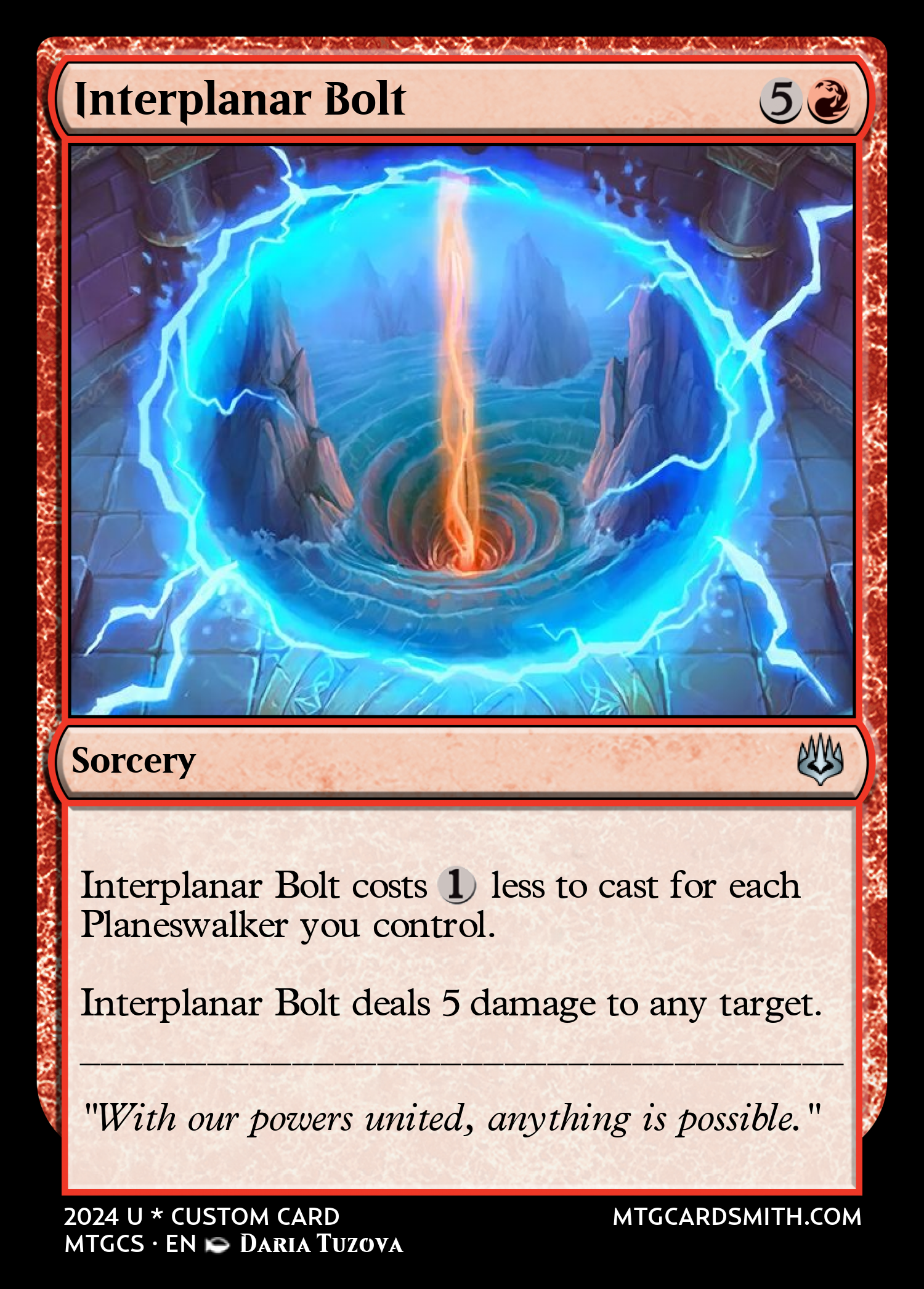 Interplanar Bolt