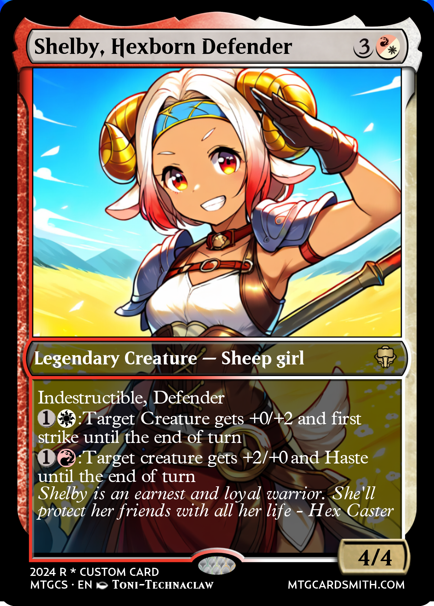 Shelby, Hexborn Defender