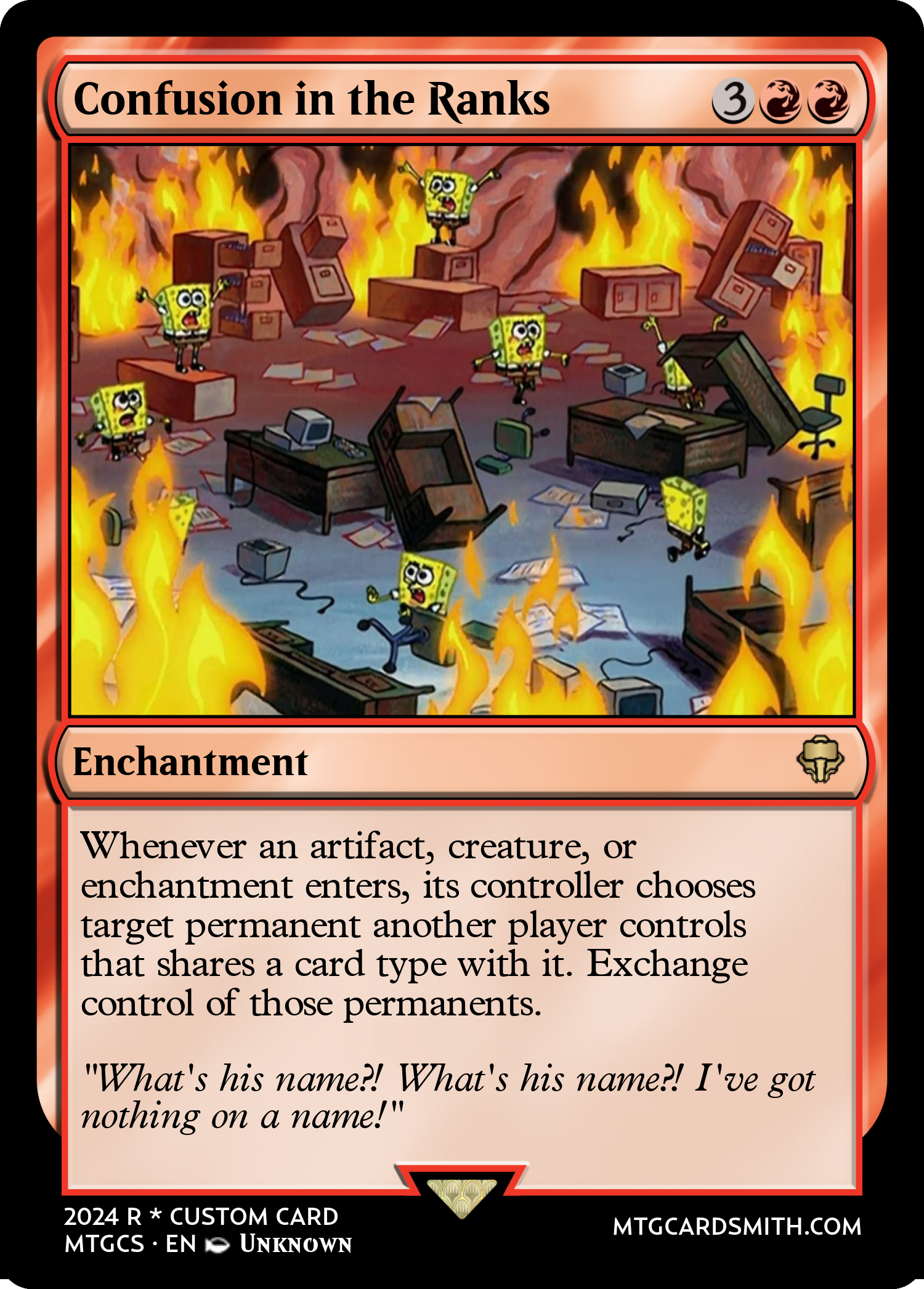 Confusion in the Ranks