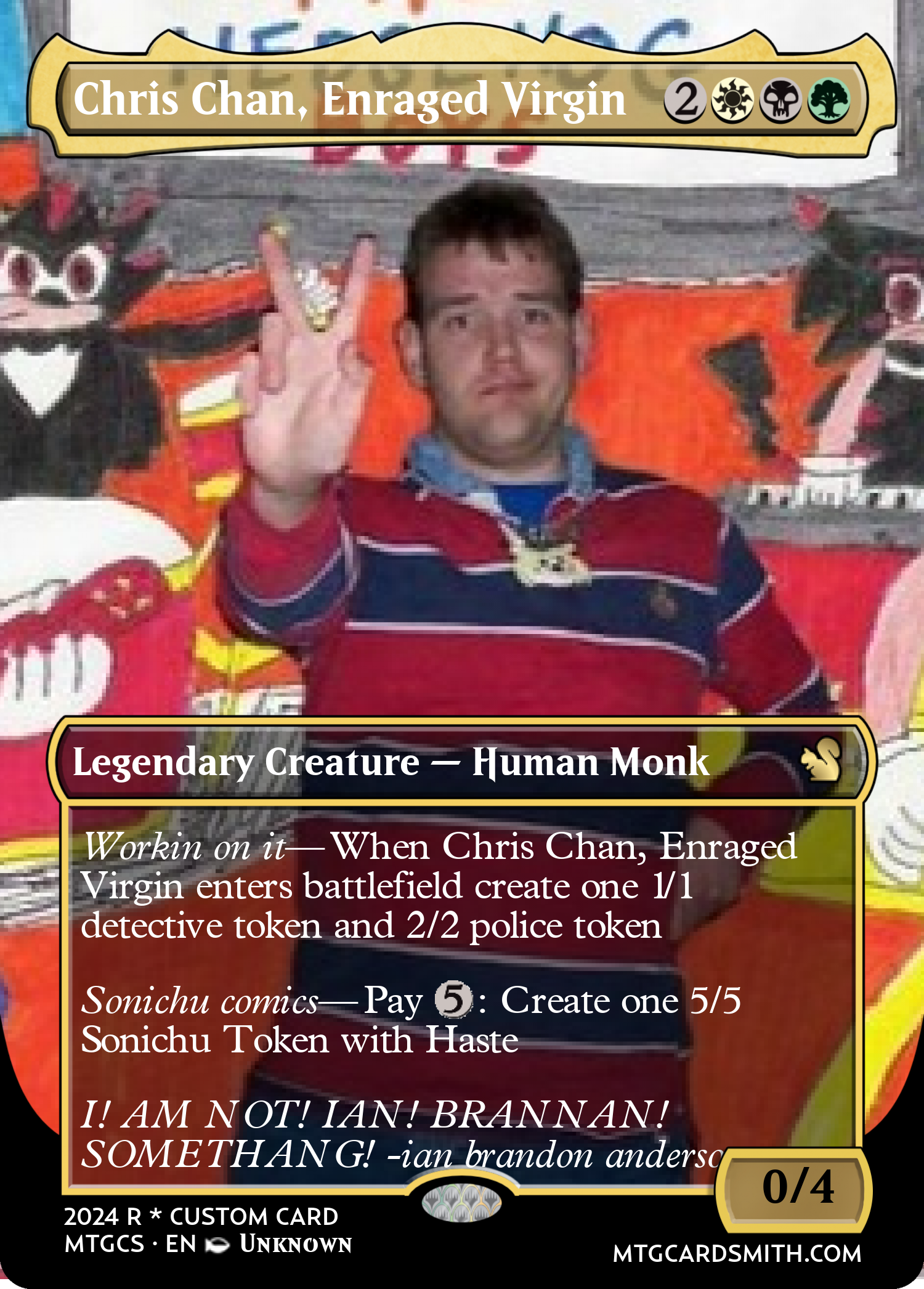 Chris Chan, Enraged Virgin