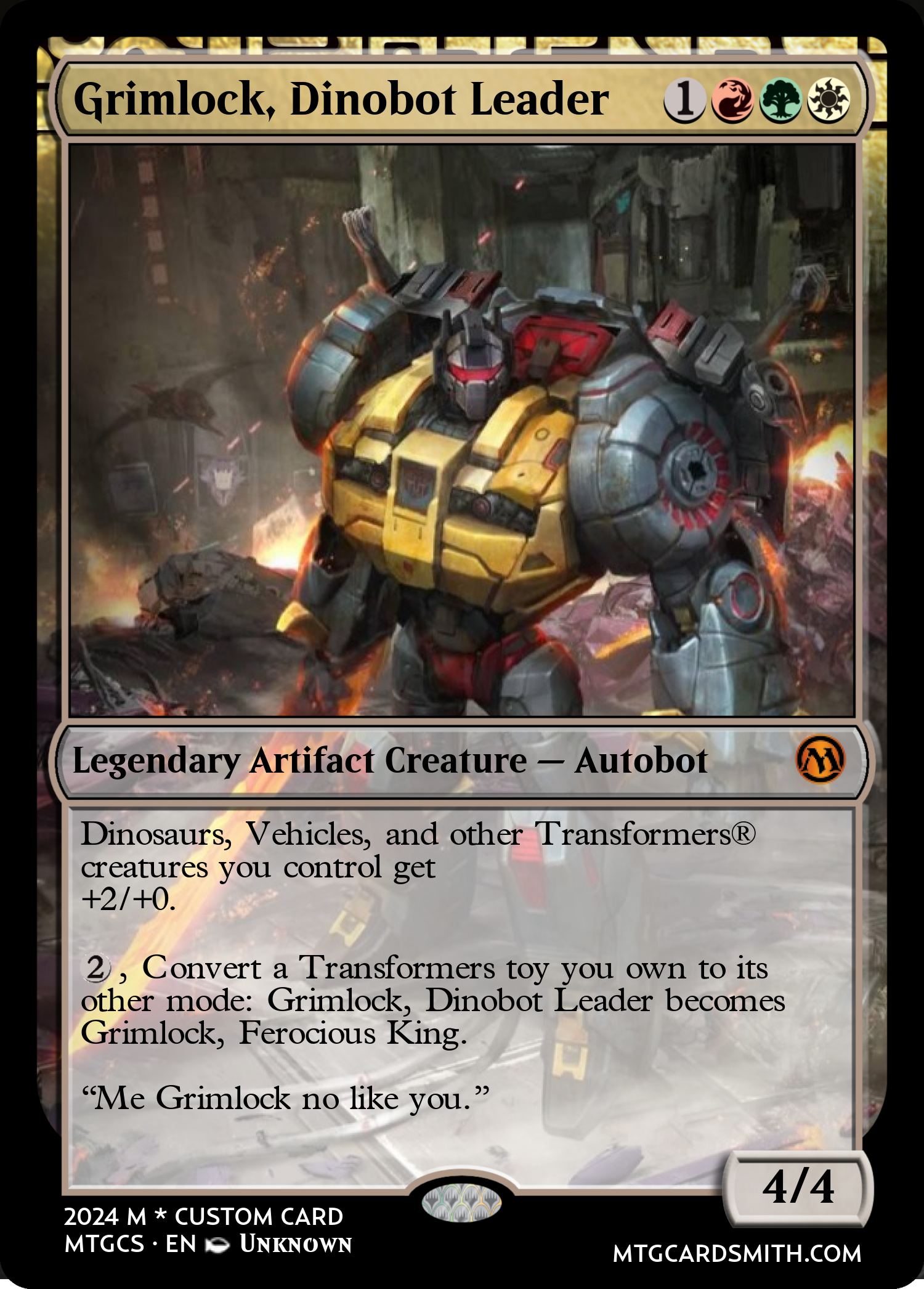 Grimlock, Dinobot Leader