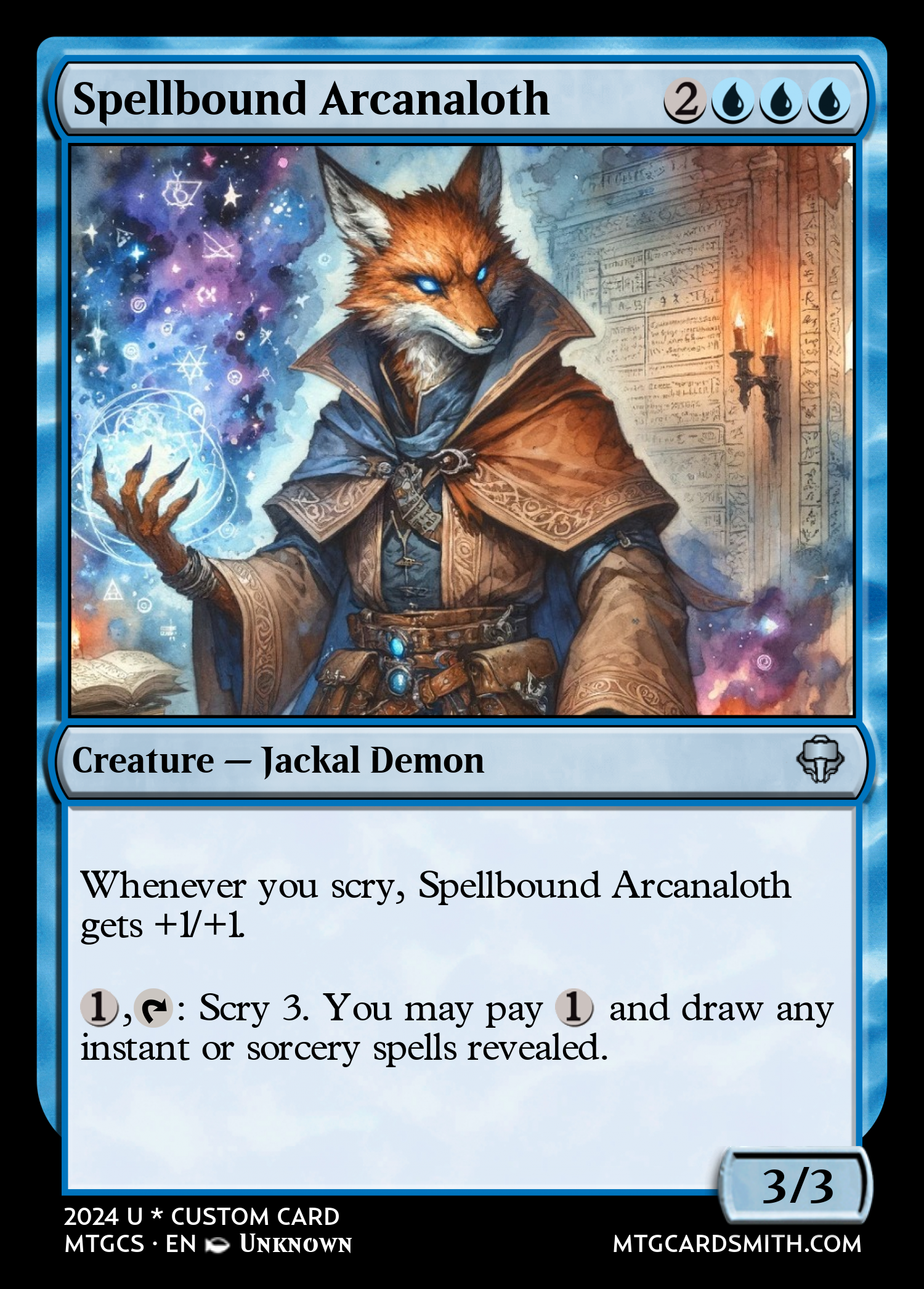Spellbound Arcanaloth