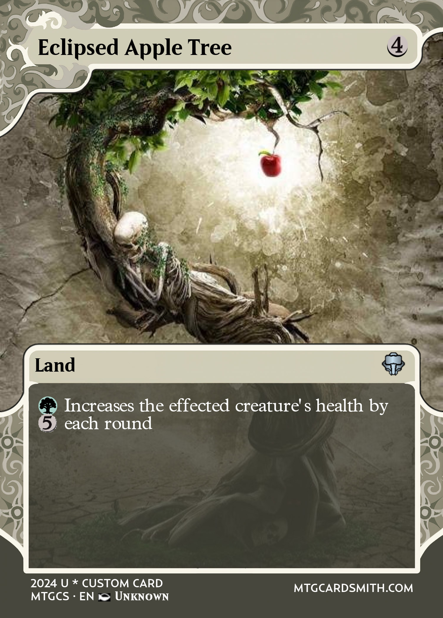 Eclipsed Apple Tree