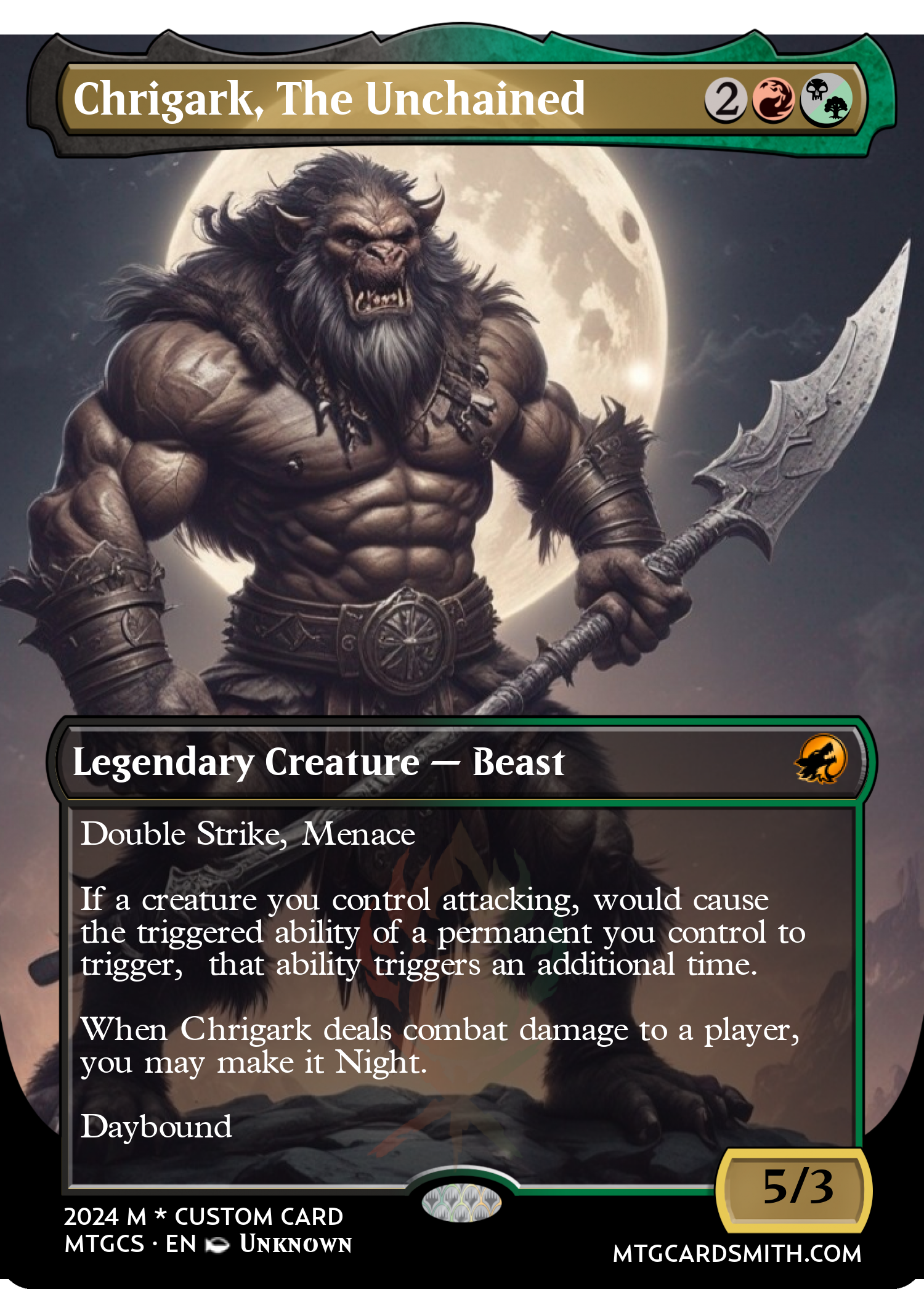 Chrigark, The Unchained