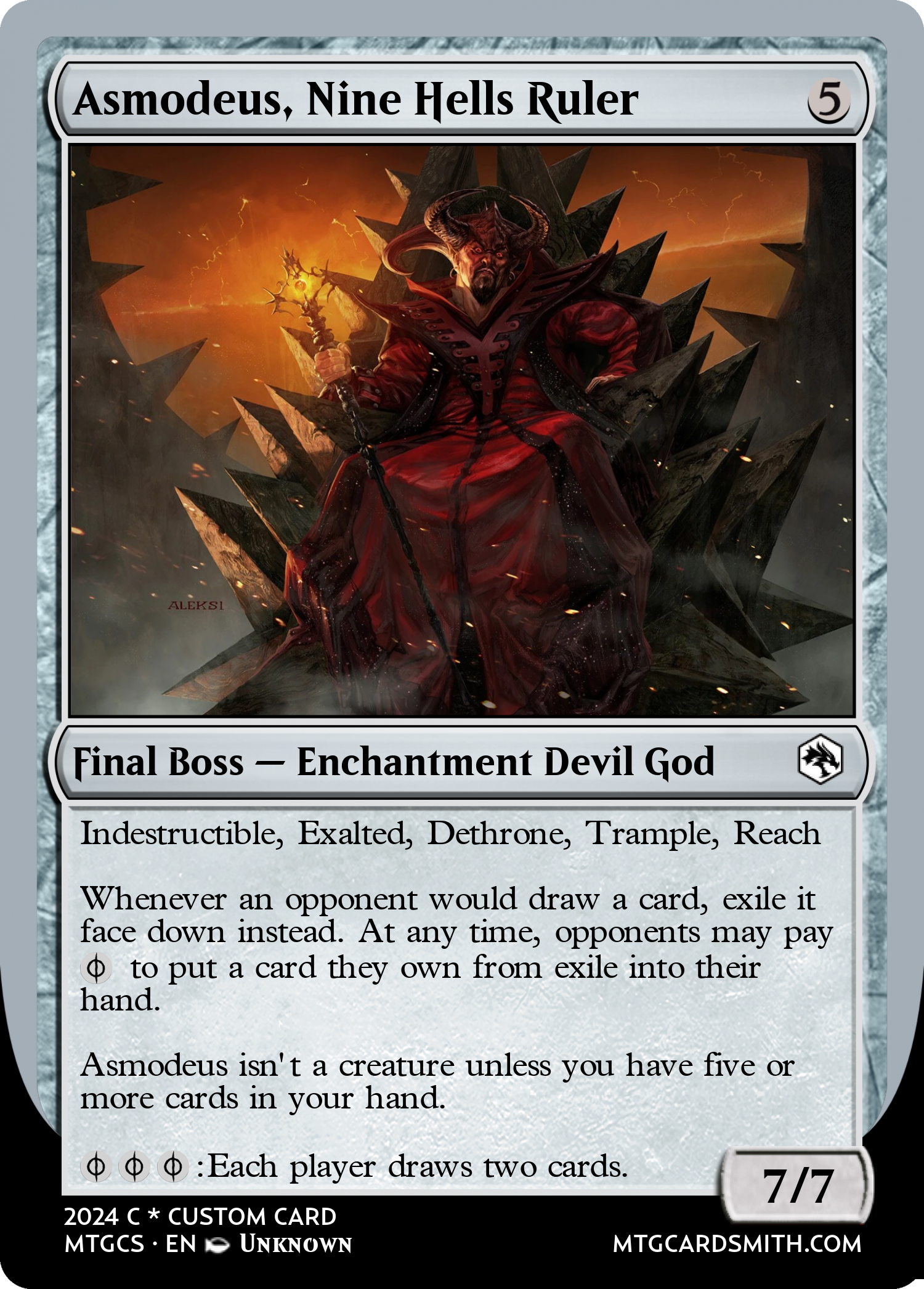 Asmodeus, Nine Hells Ruler
