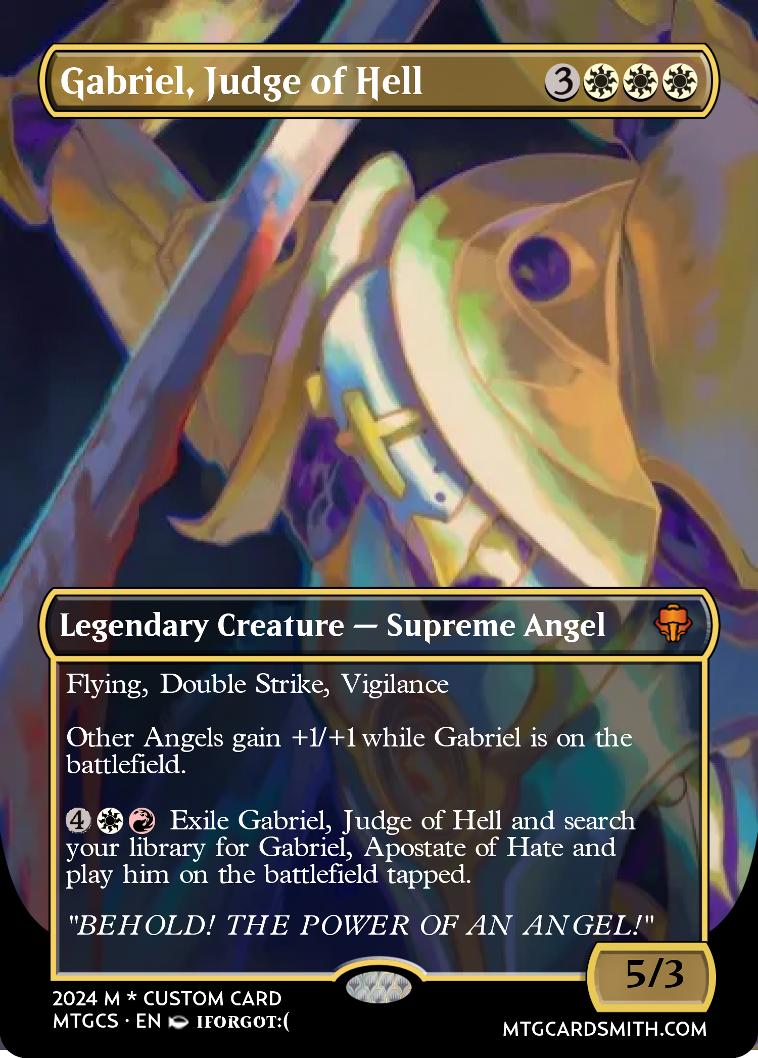 Gabriel, Judge of Hell