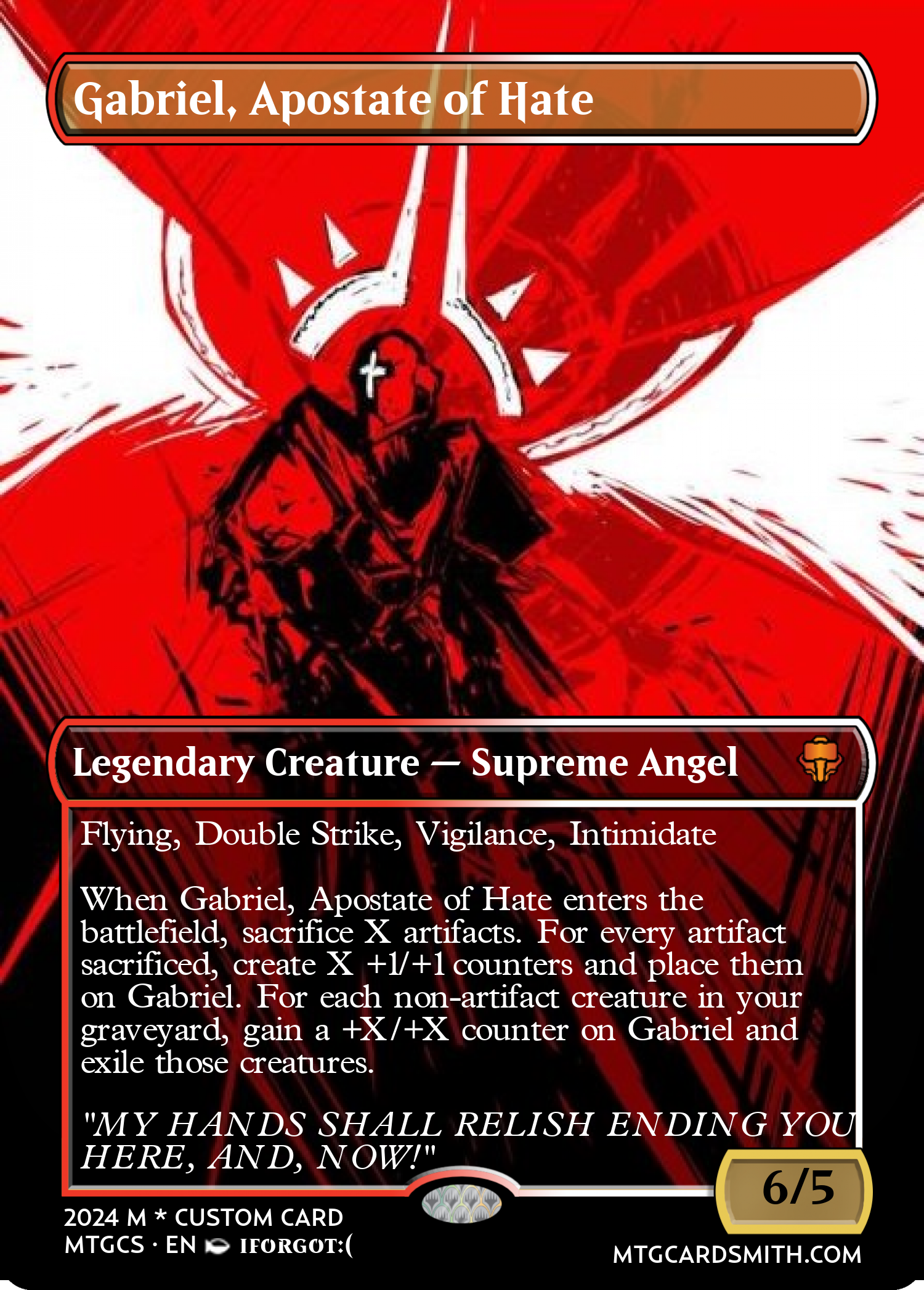 Gabriel, Apostate of Hate