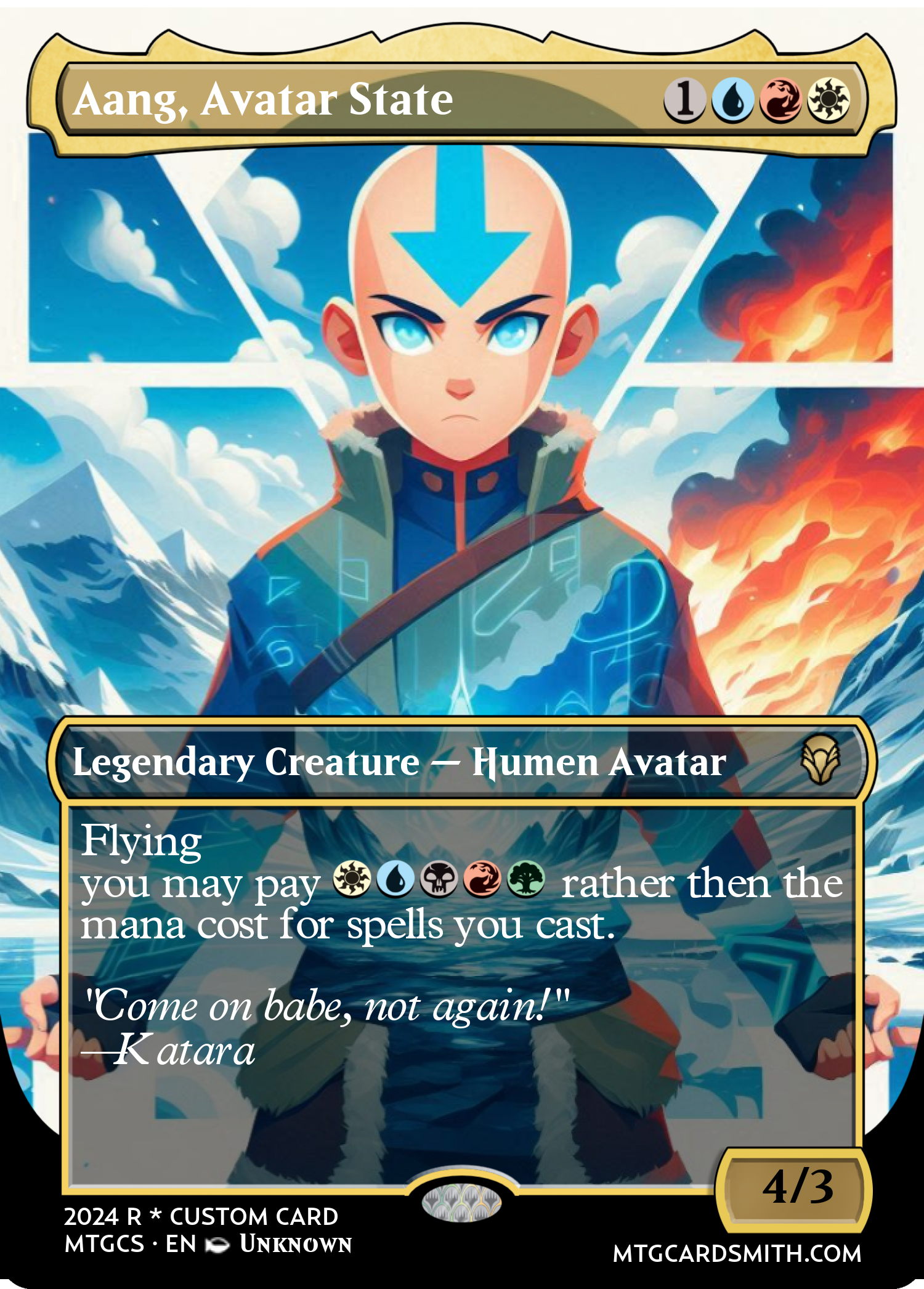 Aang, Avatar State