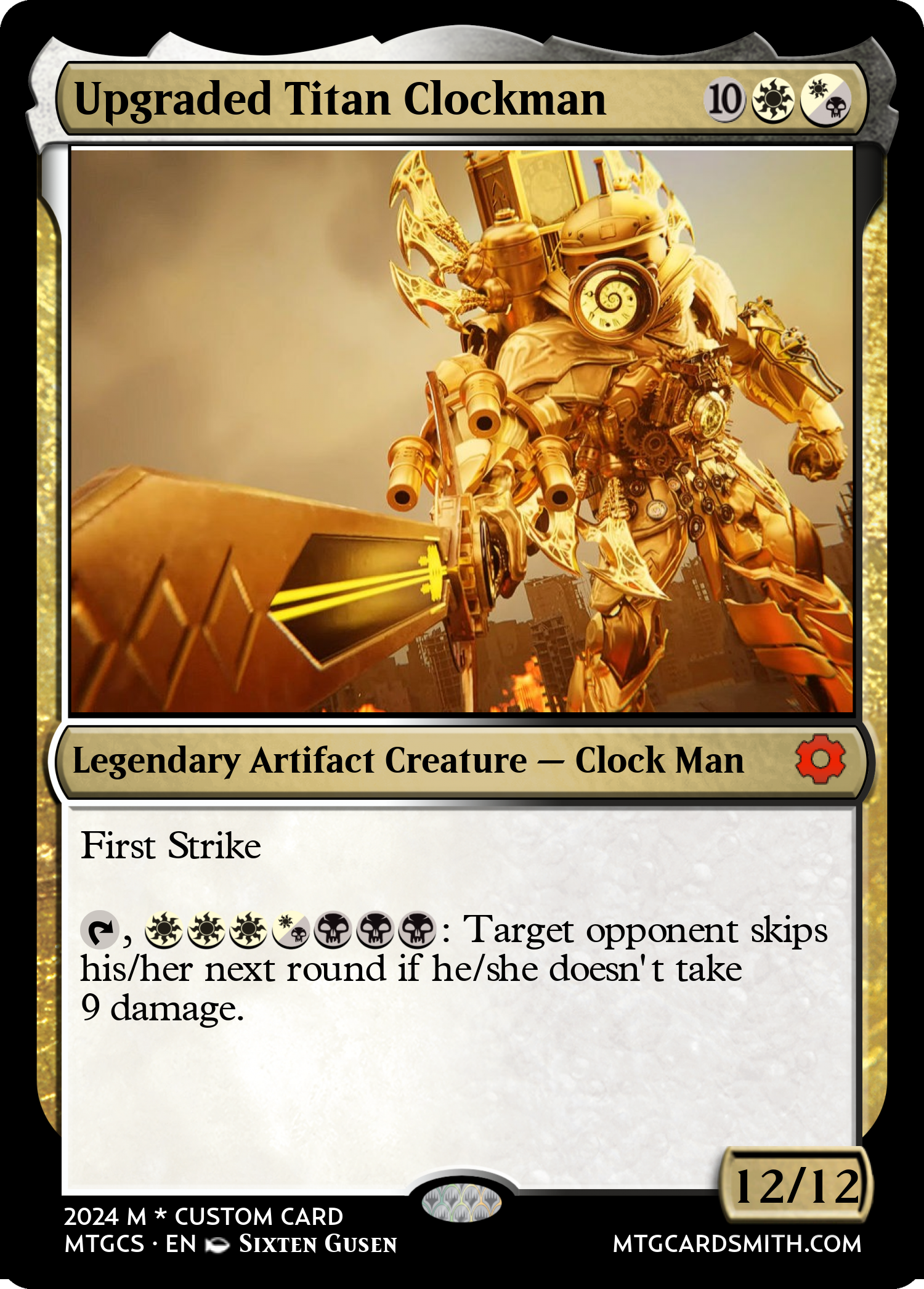 Upgraded Titan Clockman