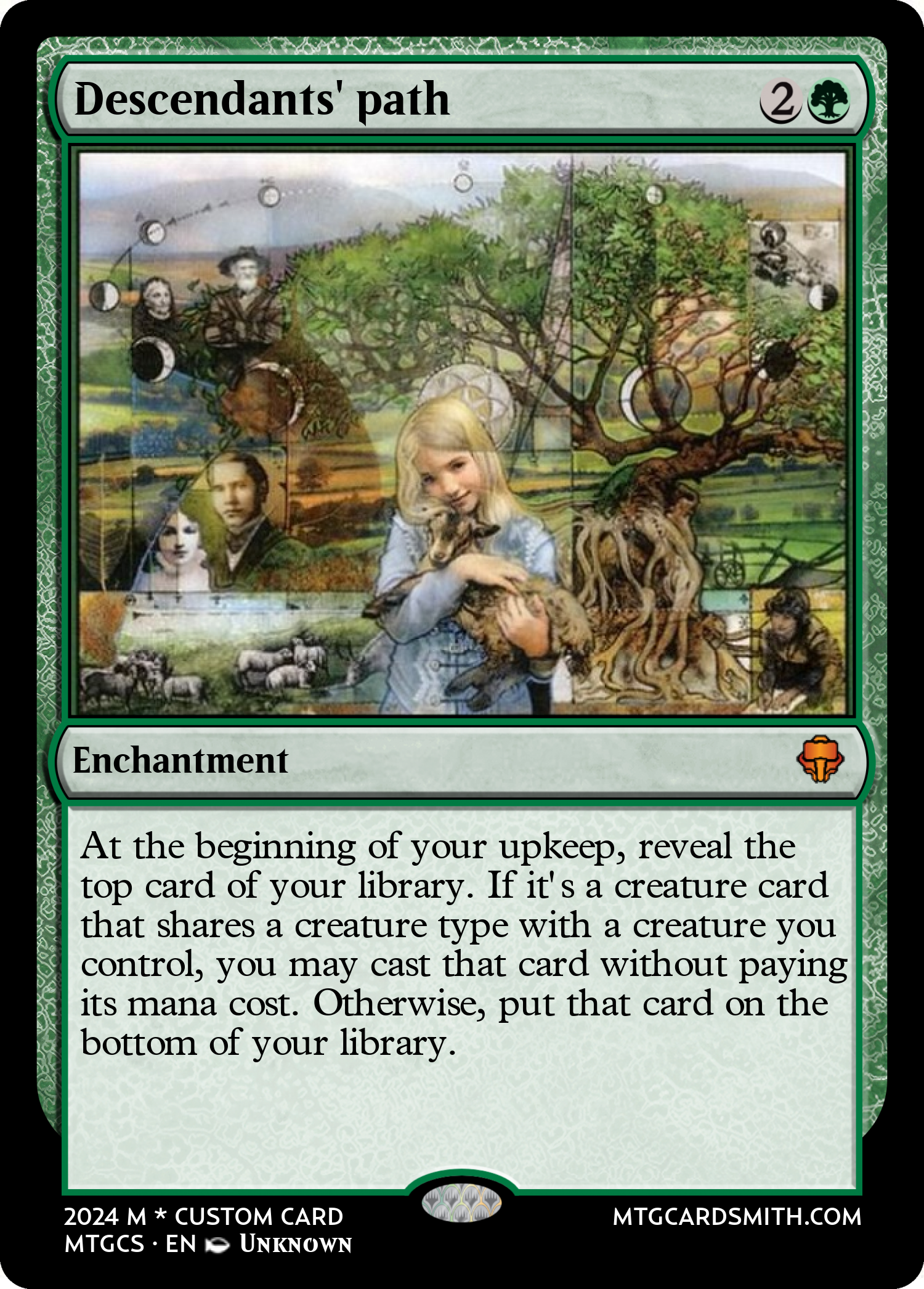 Descendants' path