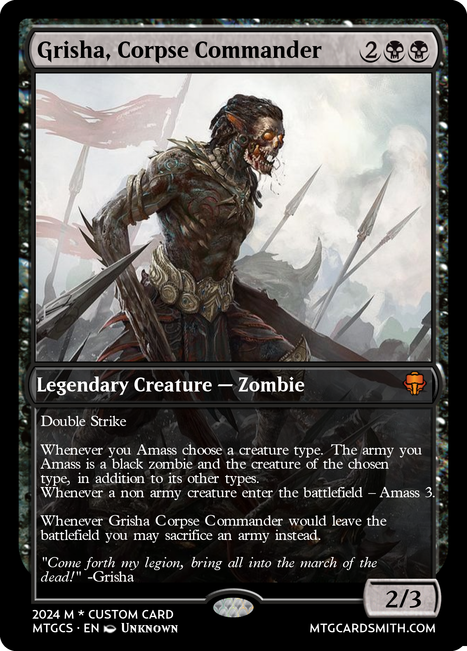 Grisha, Corpse Commander 