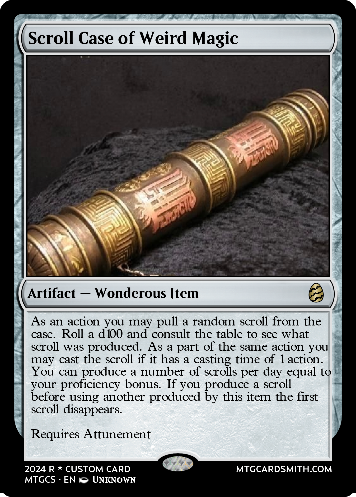 Scroll Case of Weird Magic