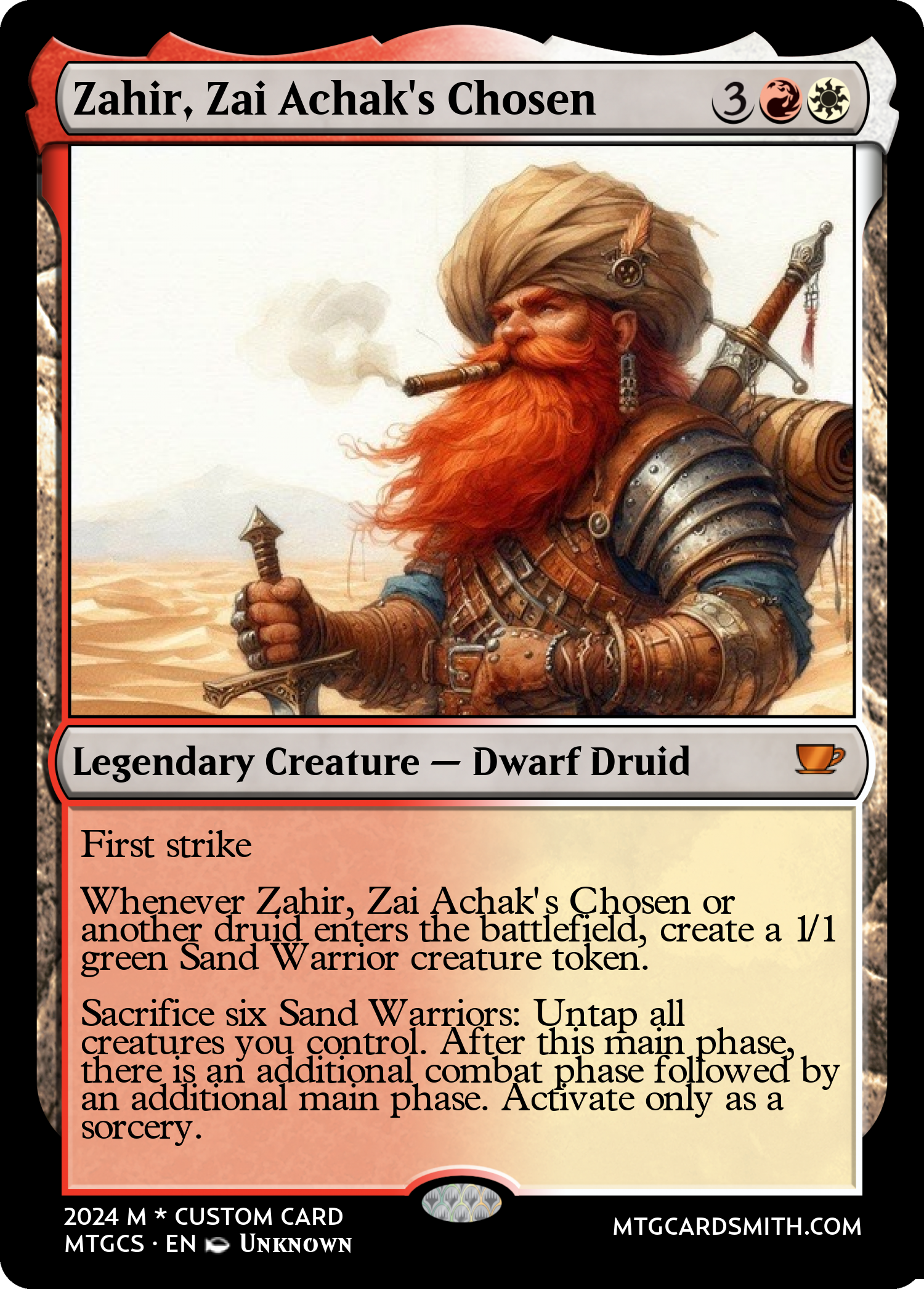 Zahir, Zai Achak's Chosen