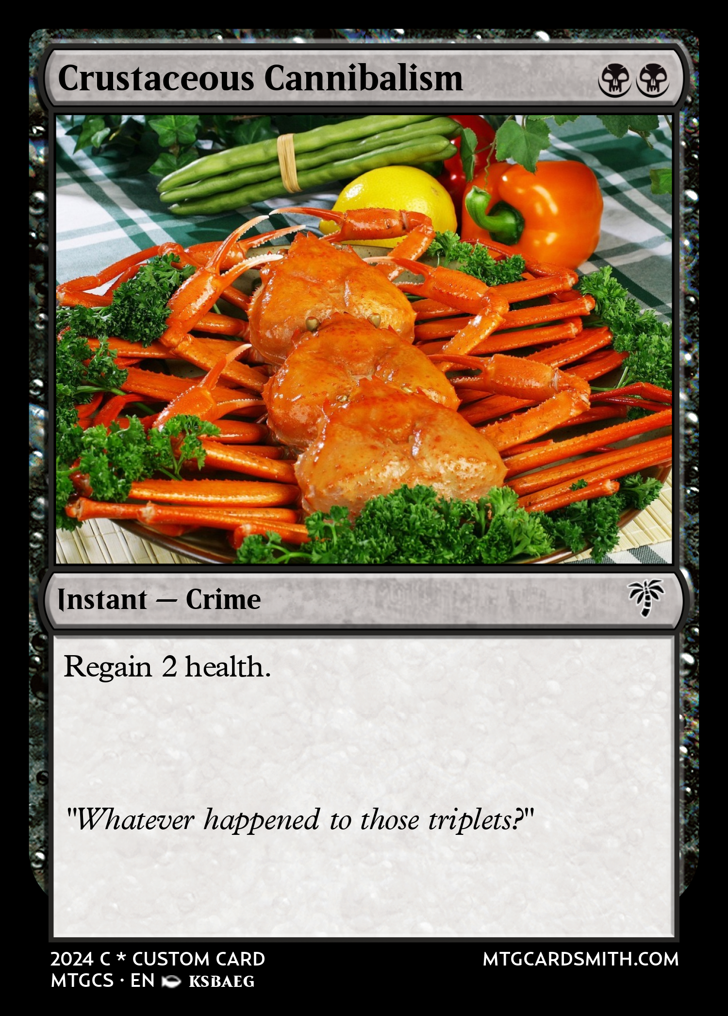 Crustaceous Cannibalism