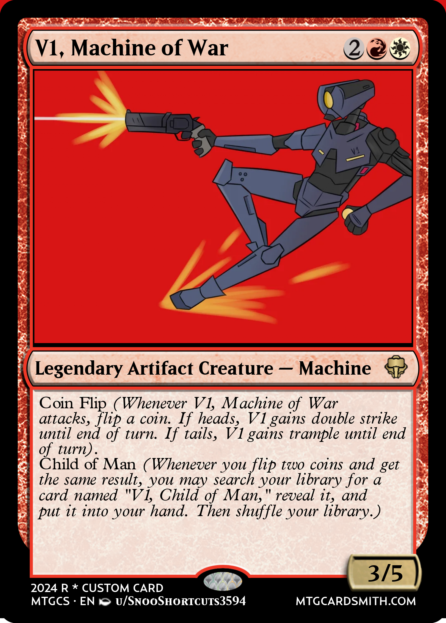 V1, Machine of War