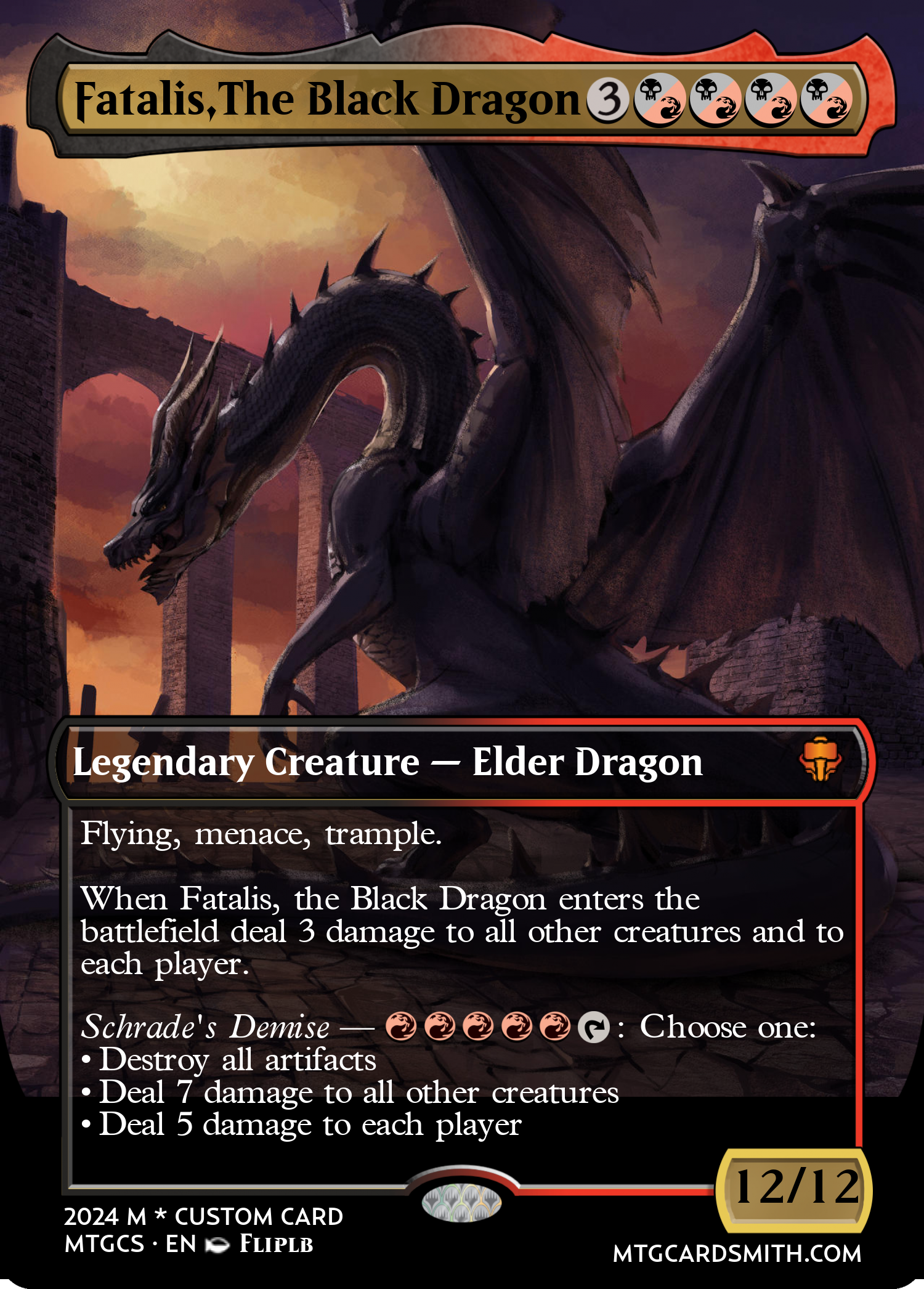 Fatalis,The Black Dragon