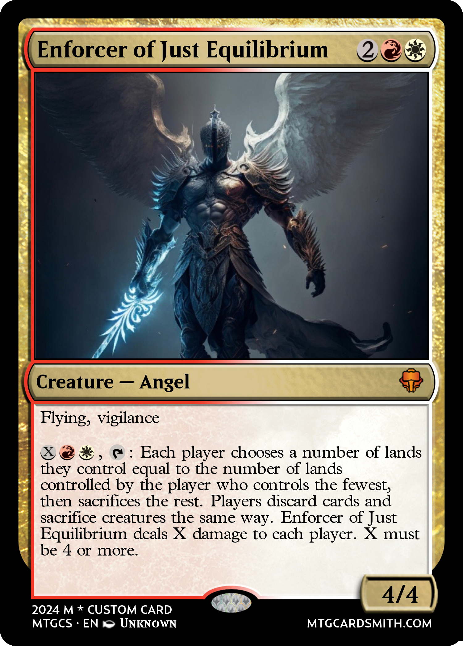 Enforcer of Just Equilibrium