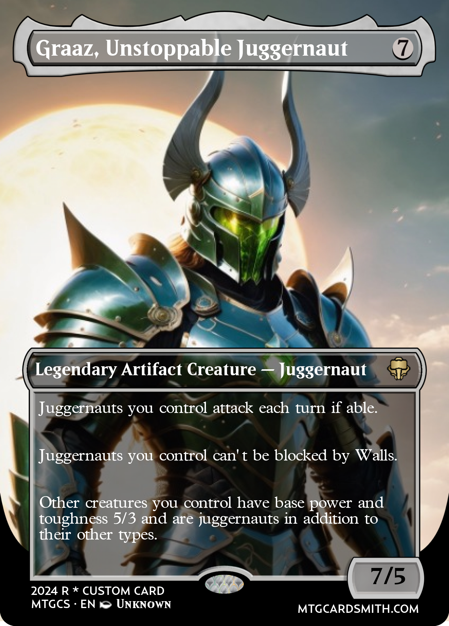 Graaz, Unstoppable Juggernaut 