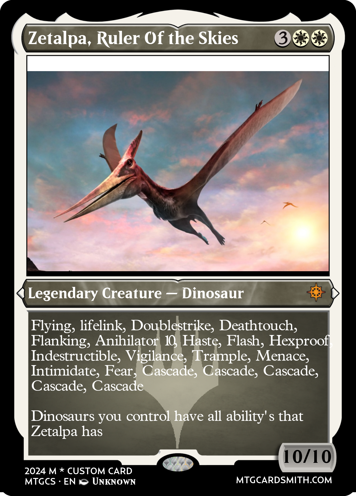 Zetalpa, Ruler Of the Skies