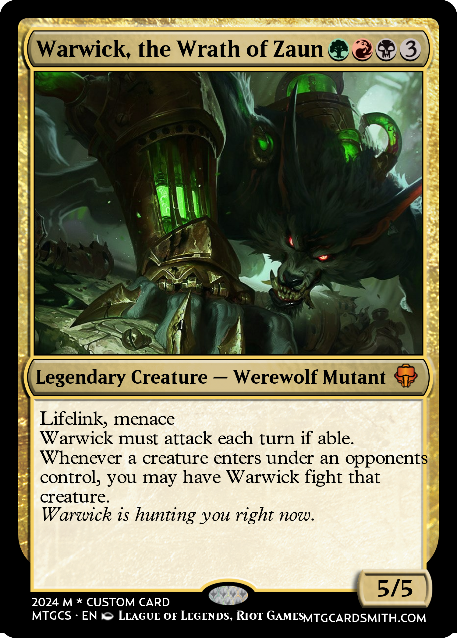 Warwick, the Wrath of Zaun