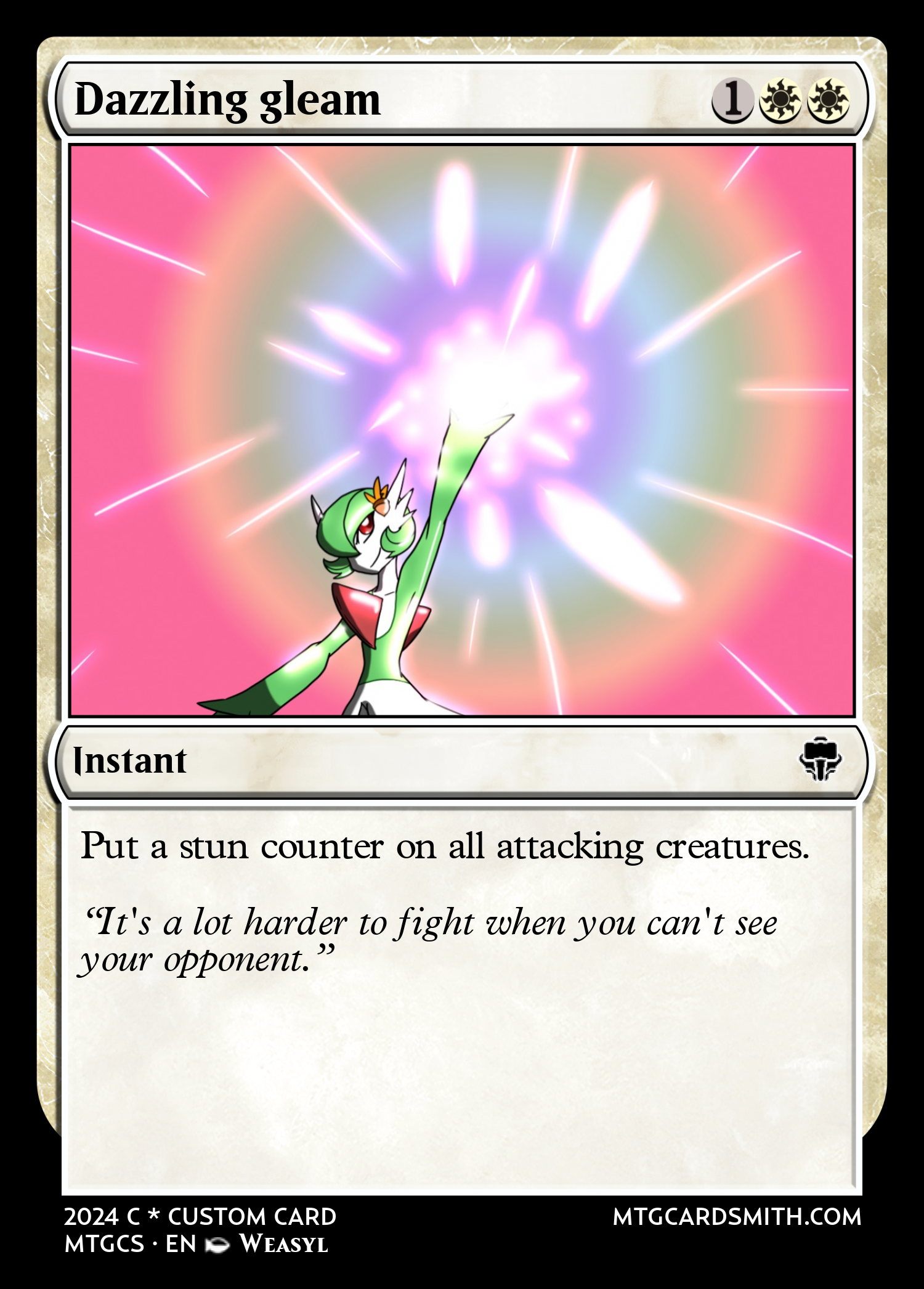Dazzling gleam