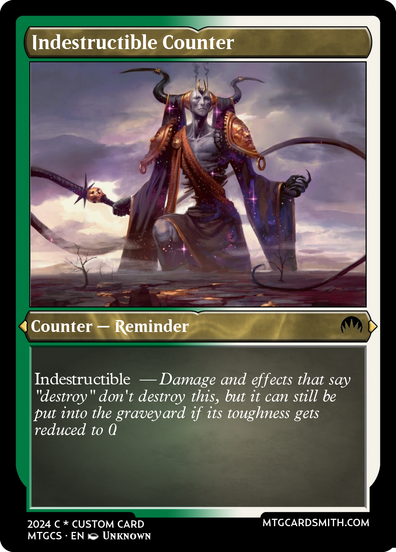 Indestructible Counter