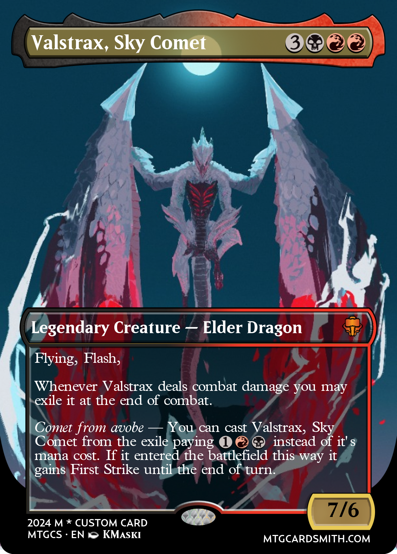 Valstrax, Sky Comet
