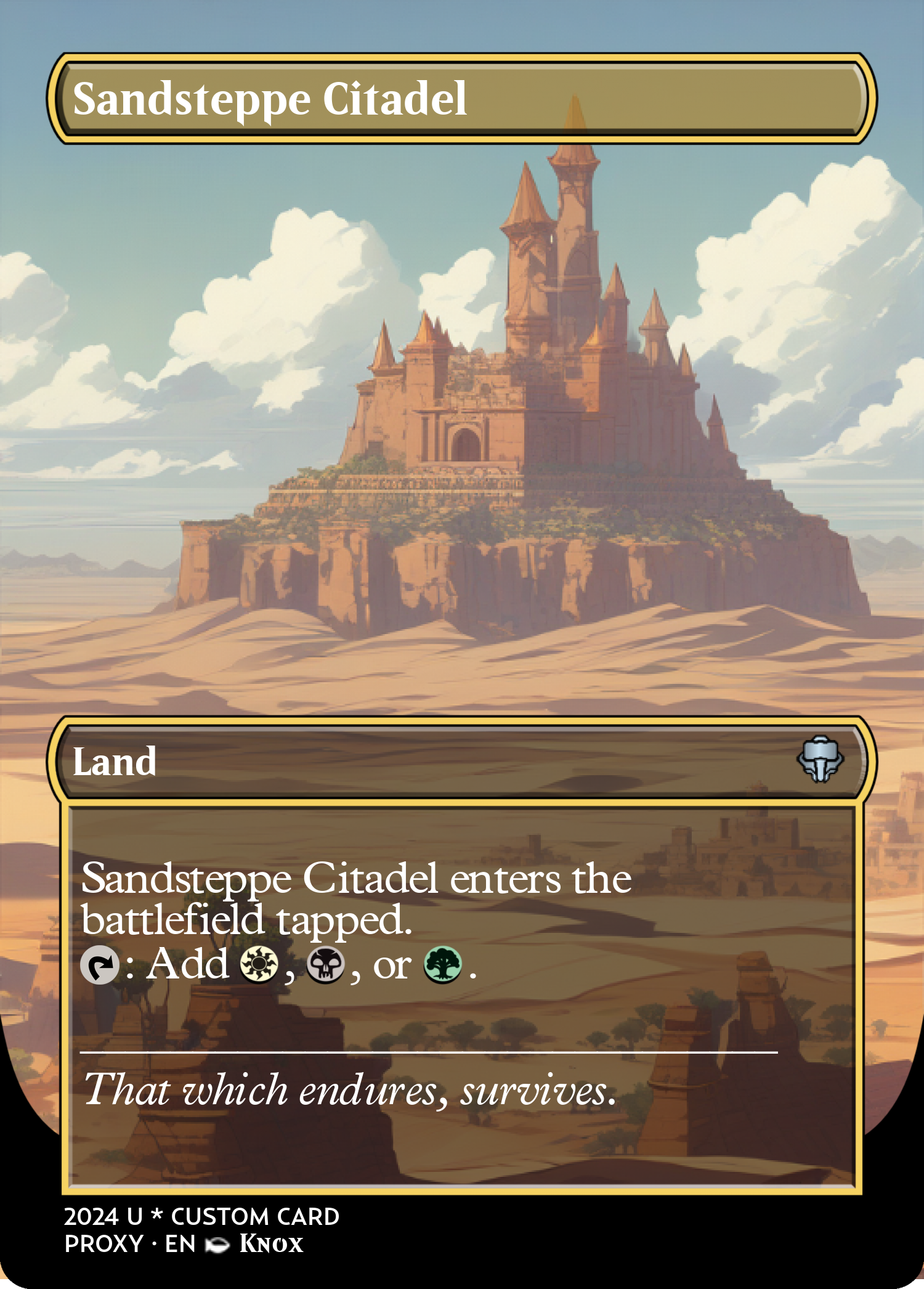 Sandsteppe Citadel
