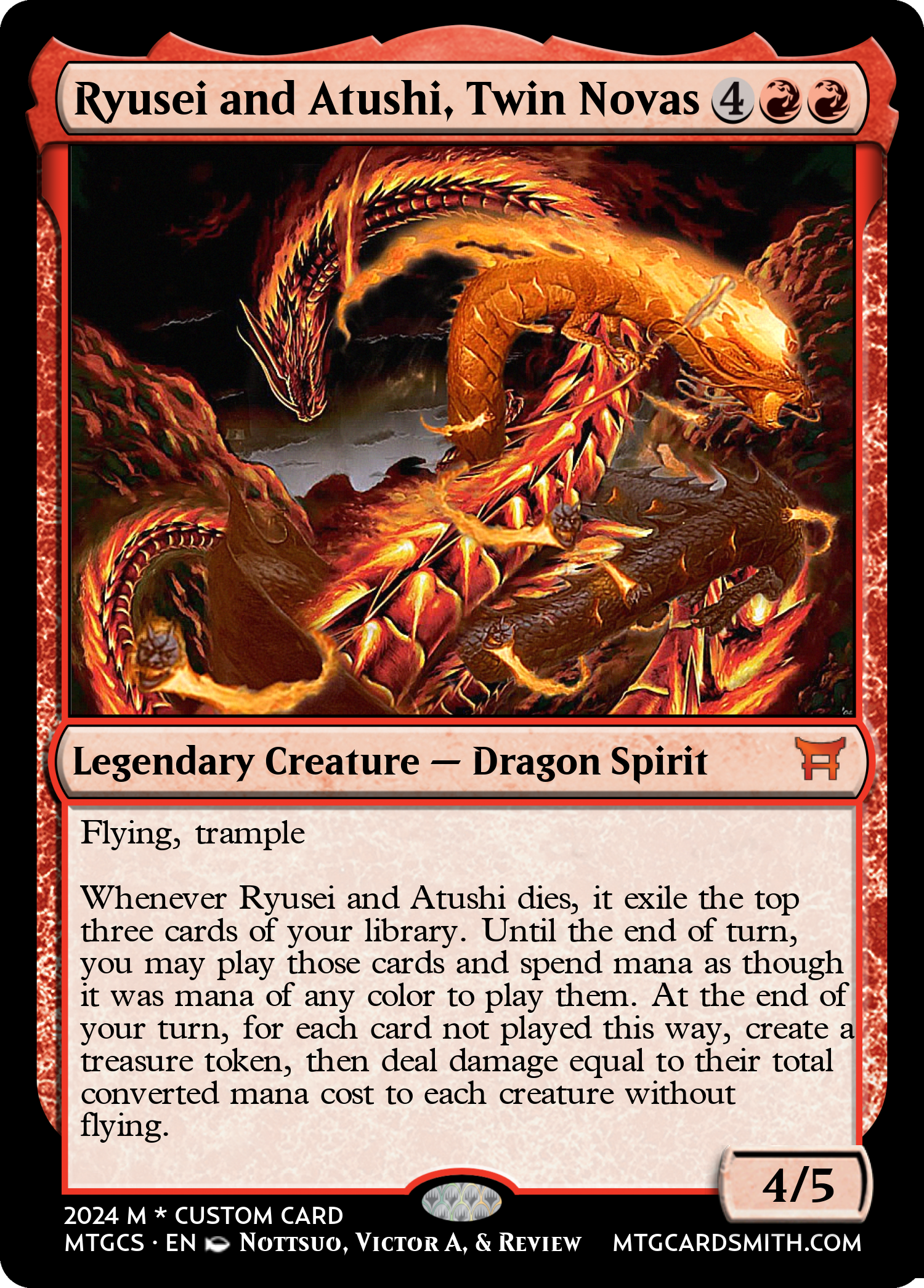 Ryusei and Atushi, Twin Novas
