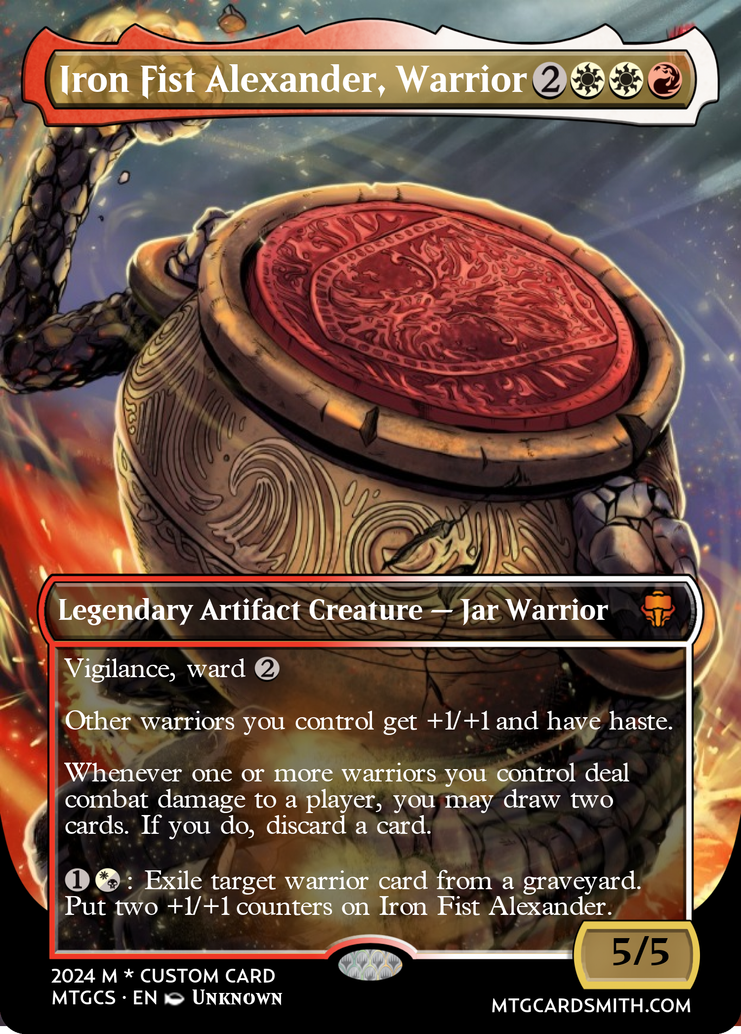 Iron Fist Alexander, Warrior