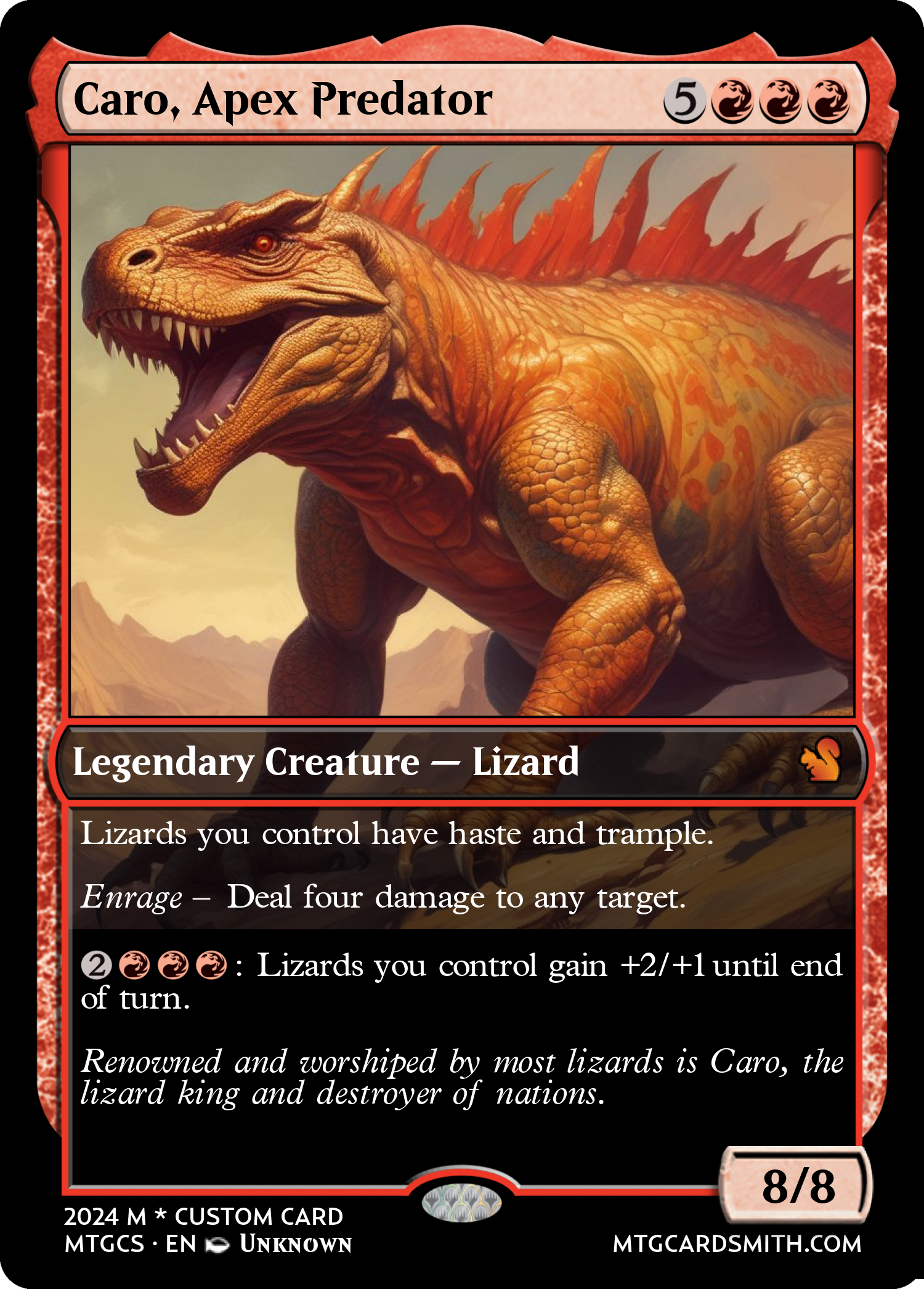 Caro, Apex Predator