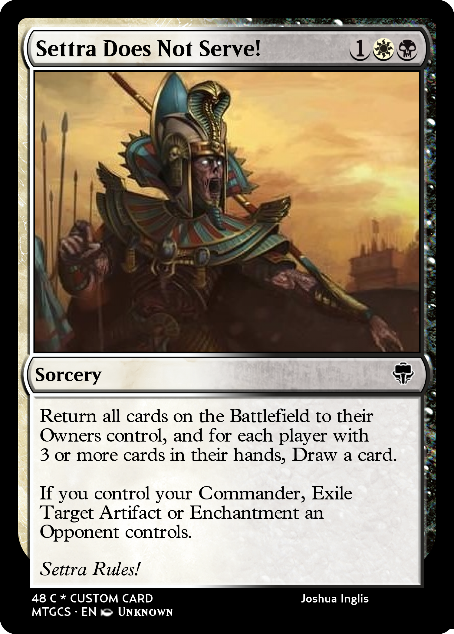 Settra Does Not Serve!