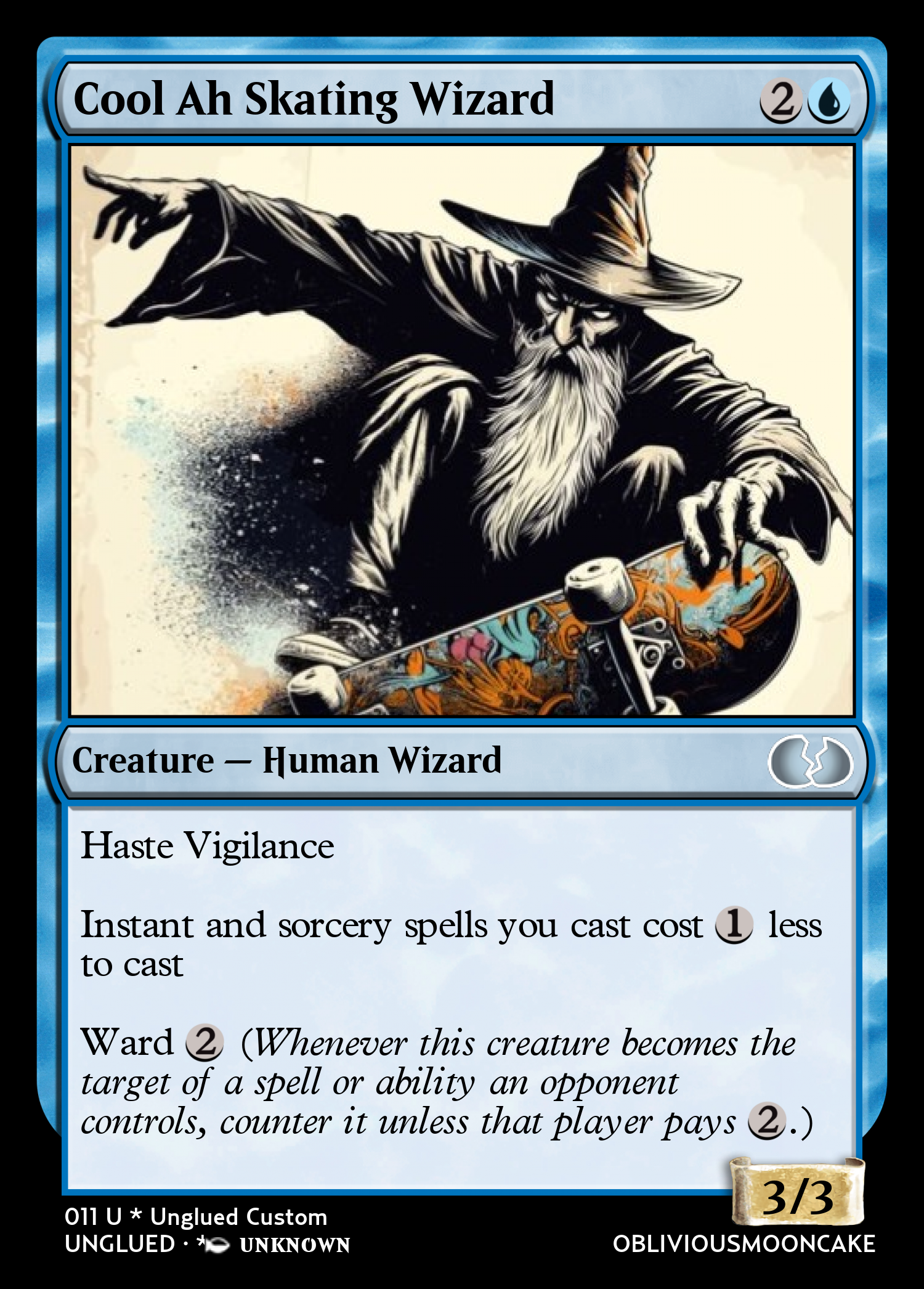 Cool Ah Skating Wizard