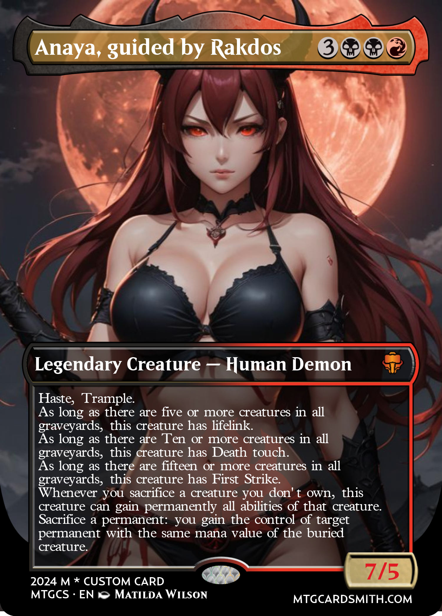 Anaya, guided by Rakdos 