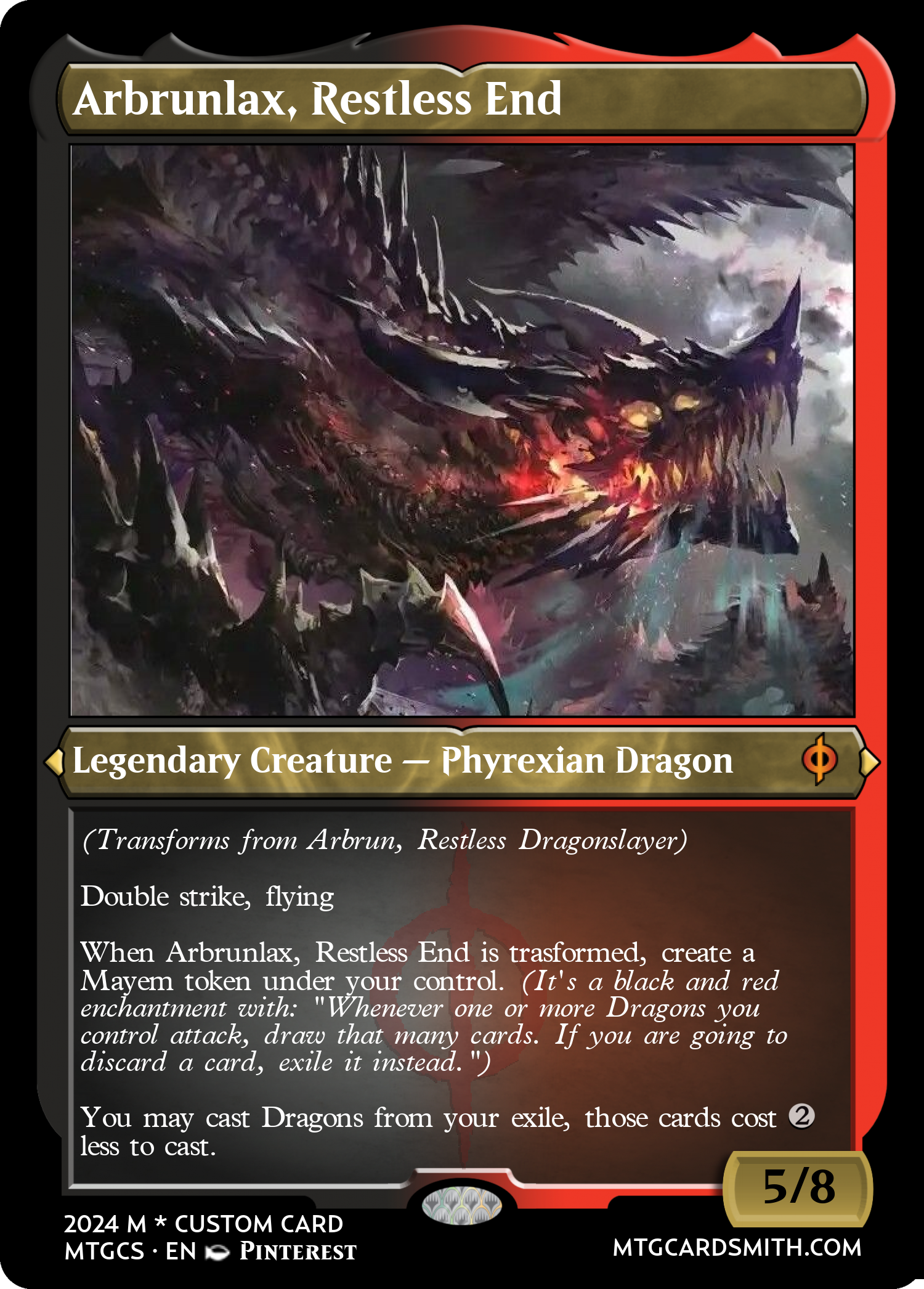 Arbrunlax, Restless End
