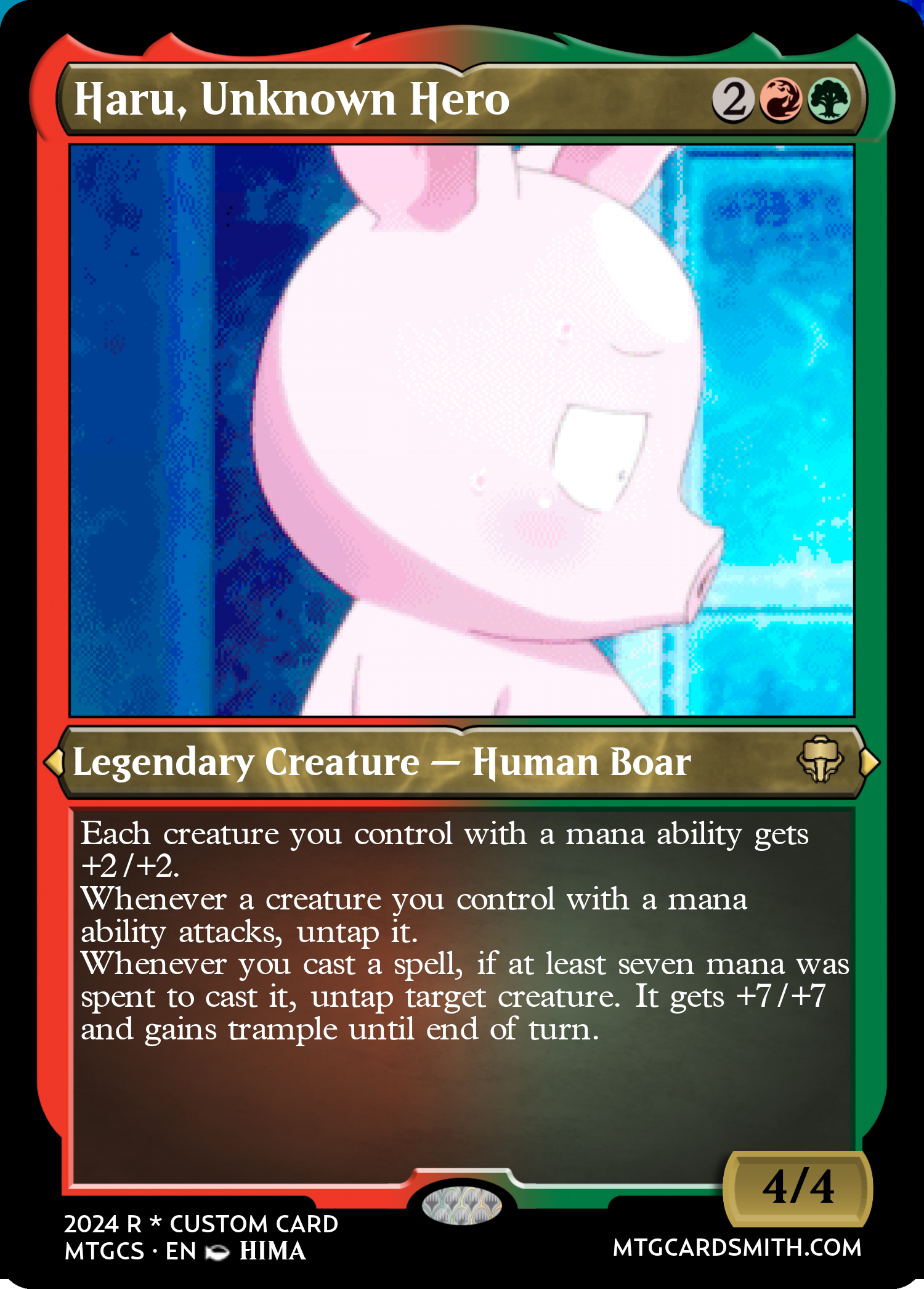 Haru, Unknown Hero
