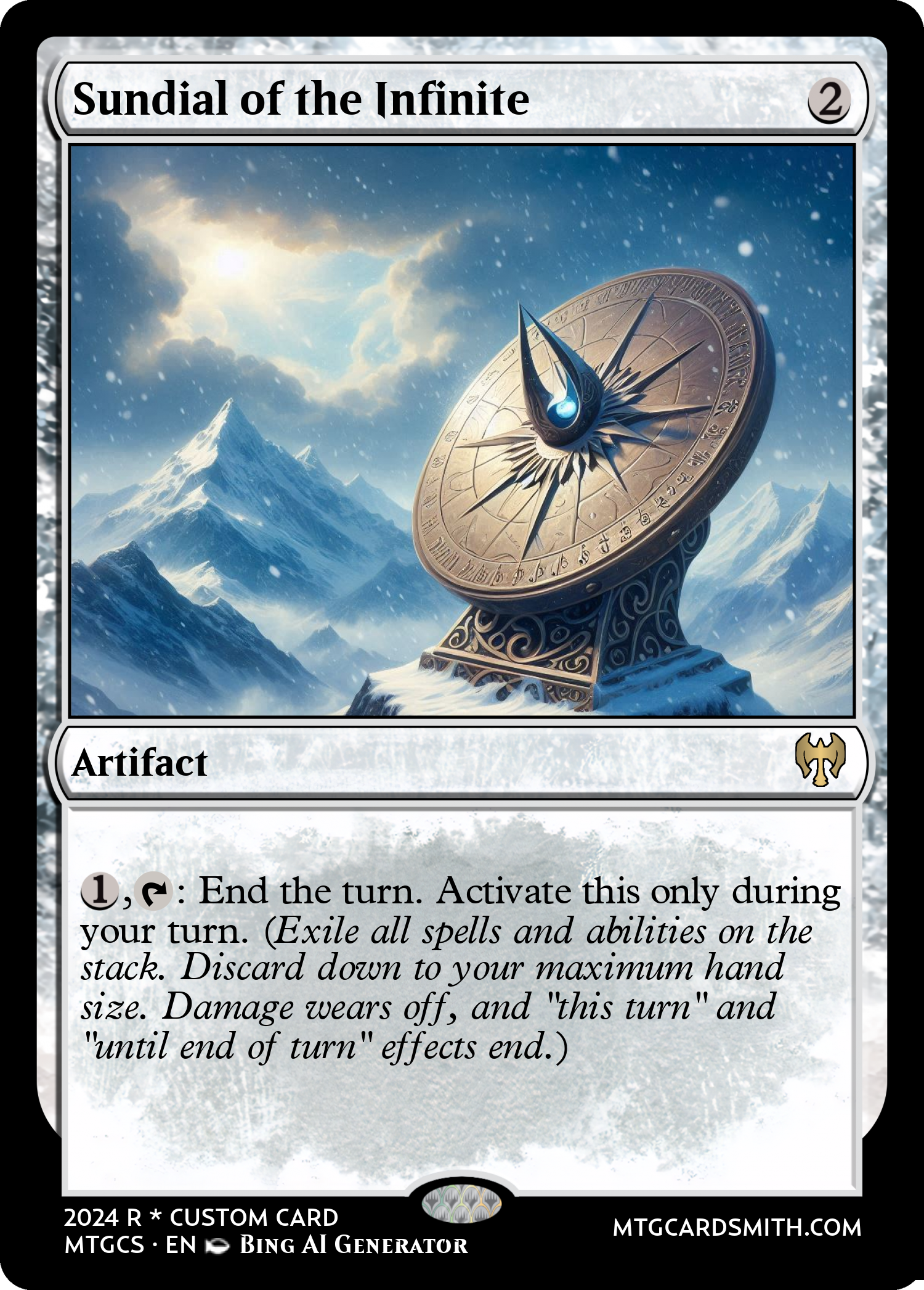 Sundial of the Infinite