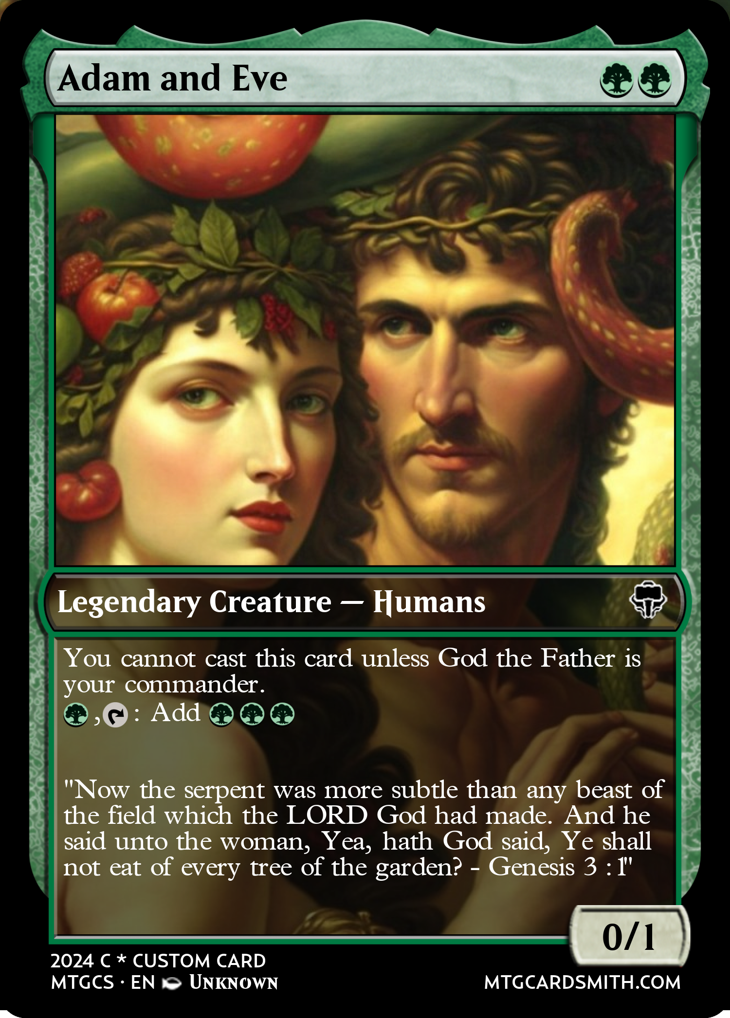 Adam and Eve