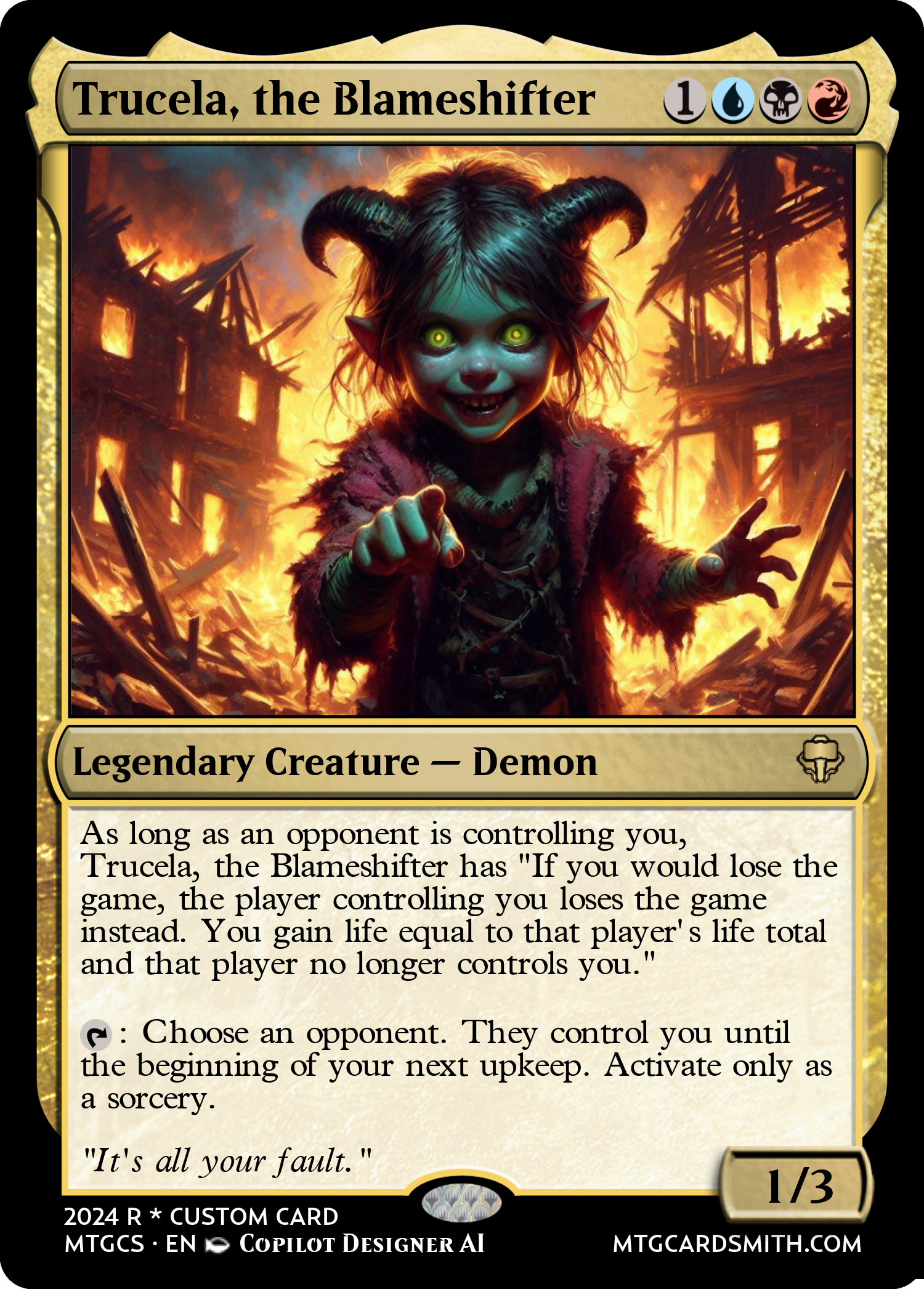 Trucela, the Blameshifter