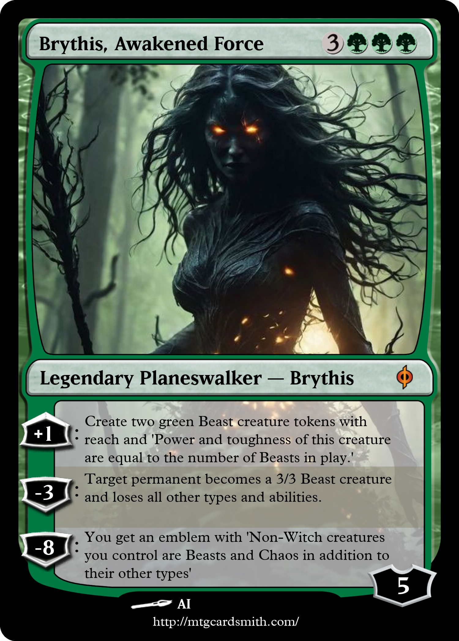 Brythis, Awakened Force