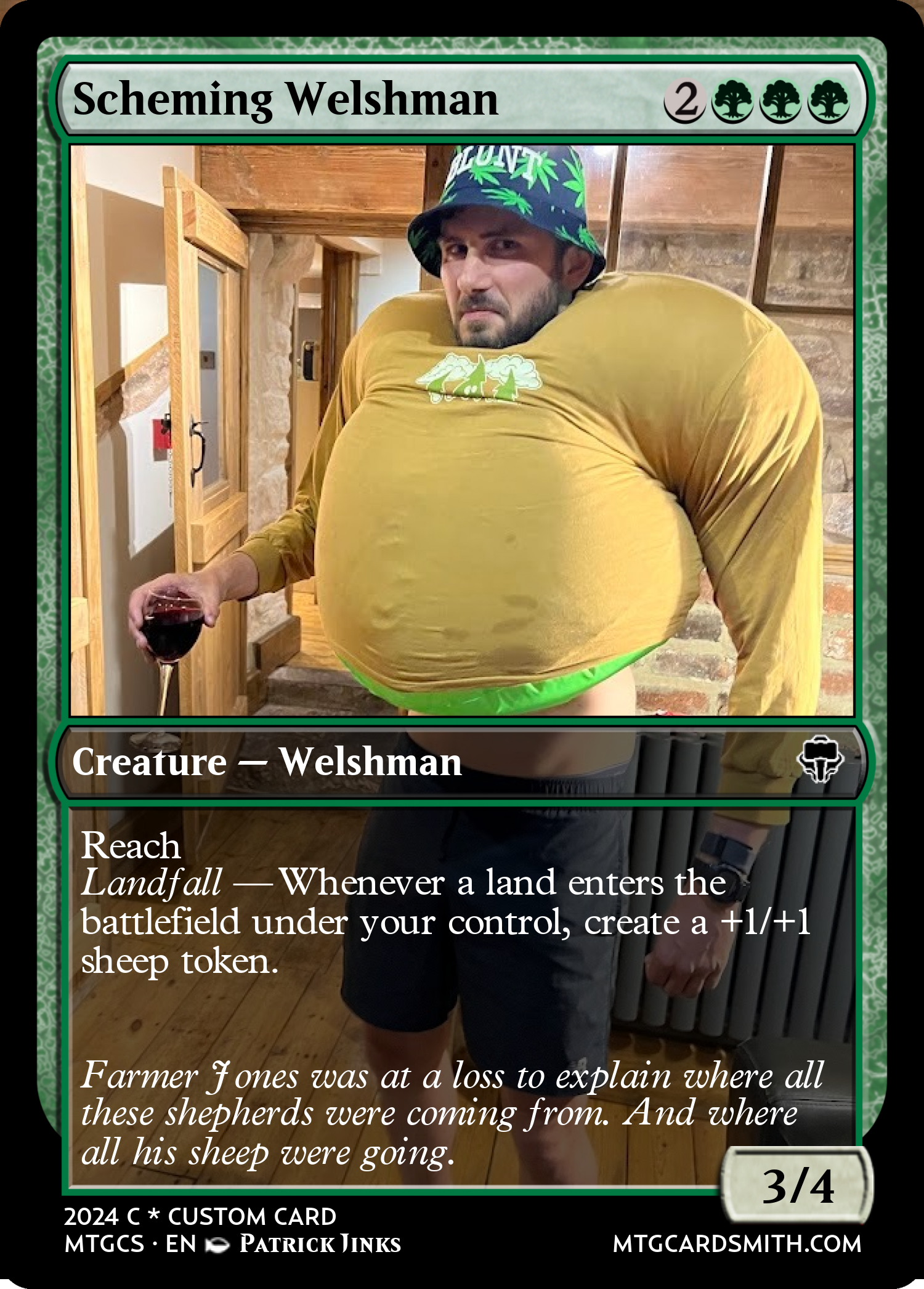 Scheming Welshman