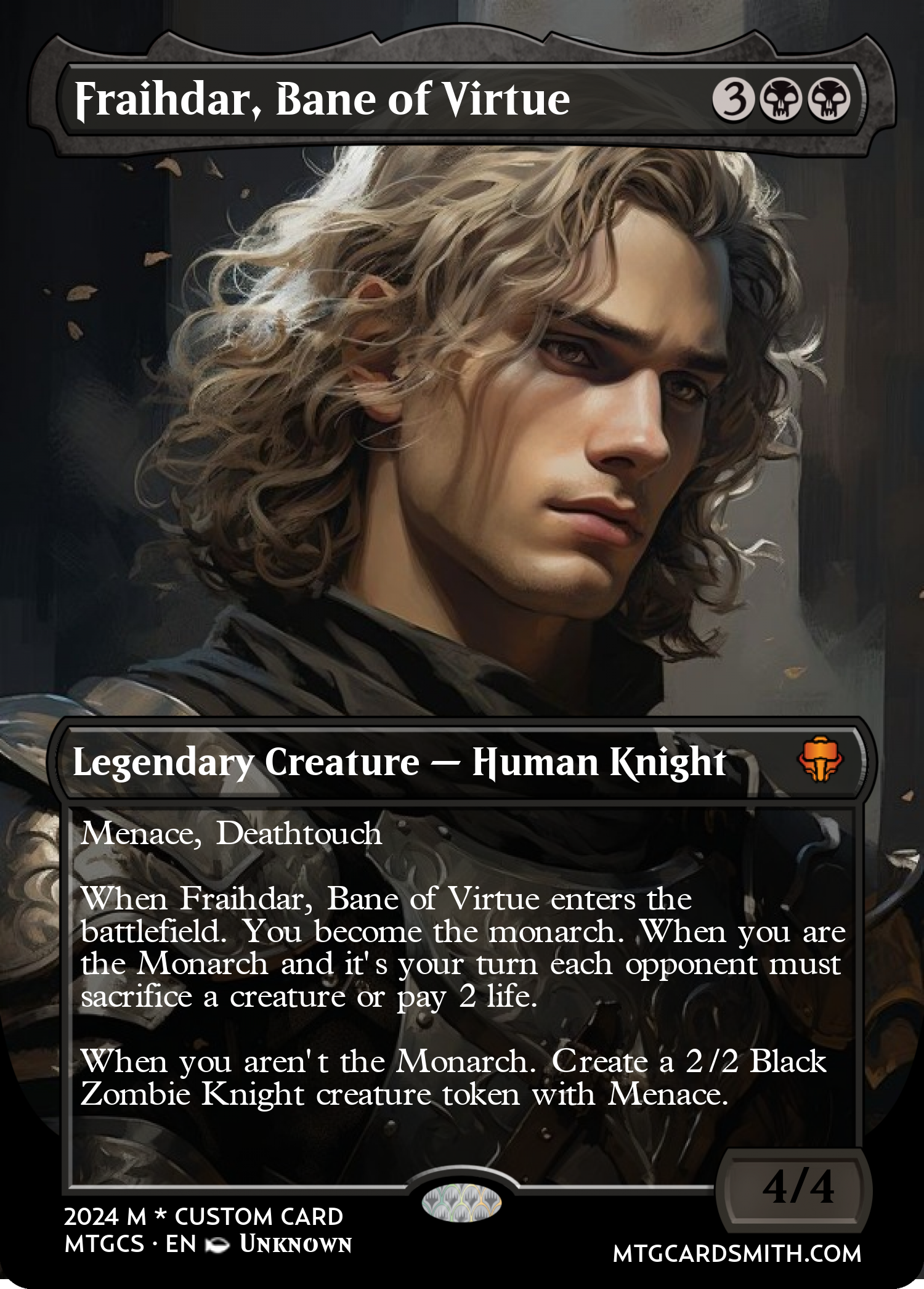 Fraihdar, Bane of Virtue 
