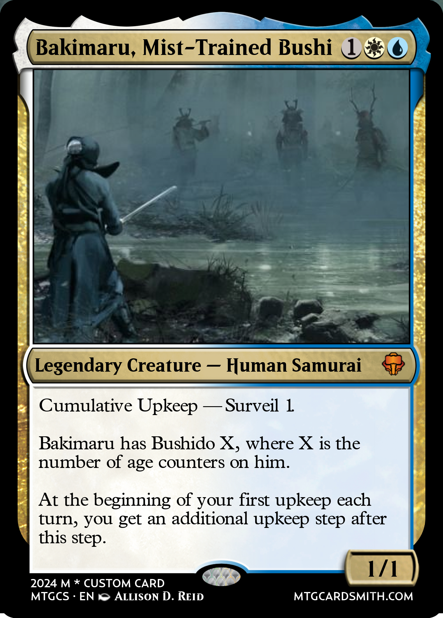 Bakimaru, Mist-Trained Bushi